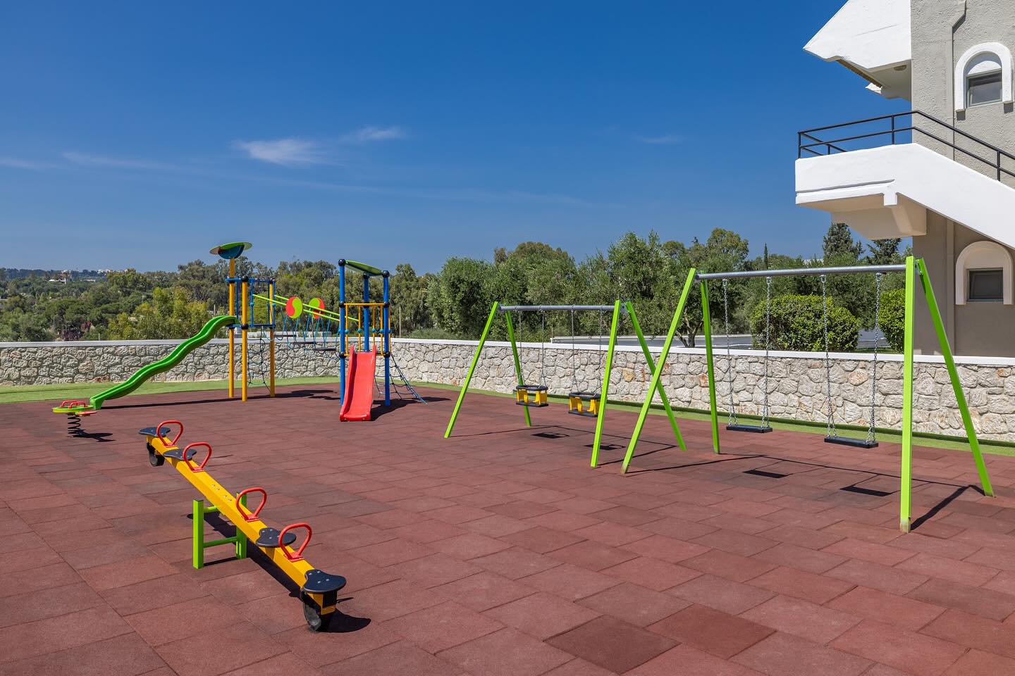 🌟 Safety meets adventure at our hotel's playground! 🎈🏞️ Let your kids embark on a journey of fun, laughter, and carefree play in our safe and inviting playground. 🌈❤️
#virginia_family_resort #rhodes #greece #summerresort #summerfun #playground #resortplayground #resort #resortdesign #kidsplayroom #hotelexterior #summerexperience #season2023 #summerseason #greekhotels #summervibes