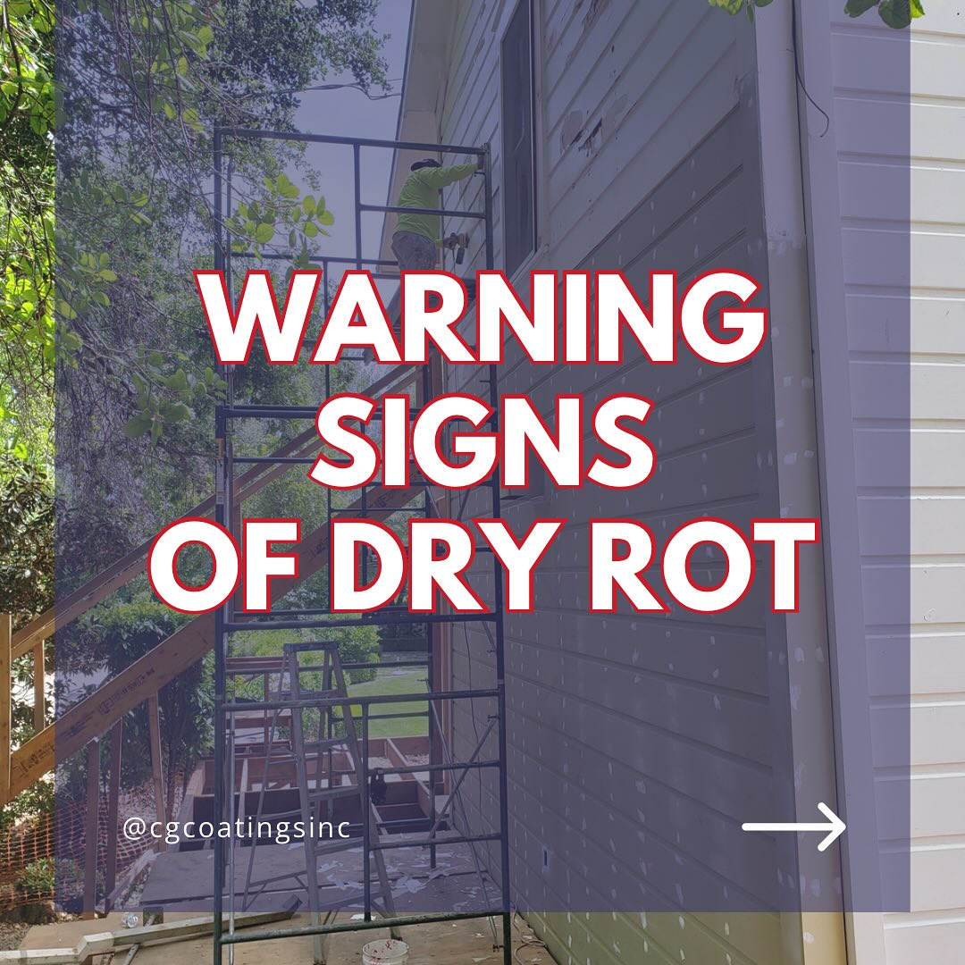 Beware! Dry rot is estimated to cost $17 billion in property damage annually throughout the United States. 😱
Don't let yourself fall victim to dry rot and learn the early warning signs it can be forming on your property. ➡️
#cgcoatings #commercialpainting #paintingcompany
#professionalpainting #housepainters #designinterirors
#commercialpaintingcompany