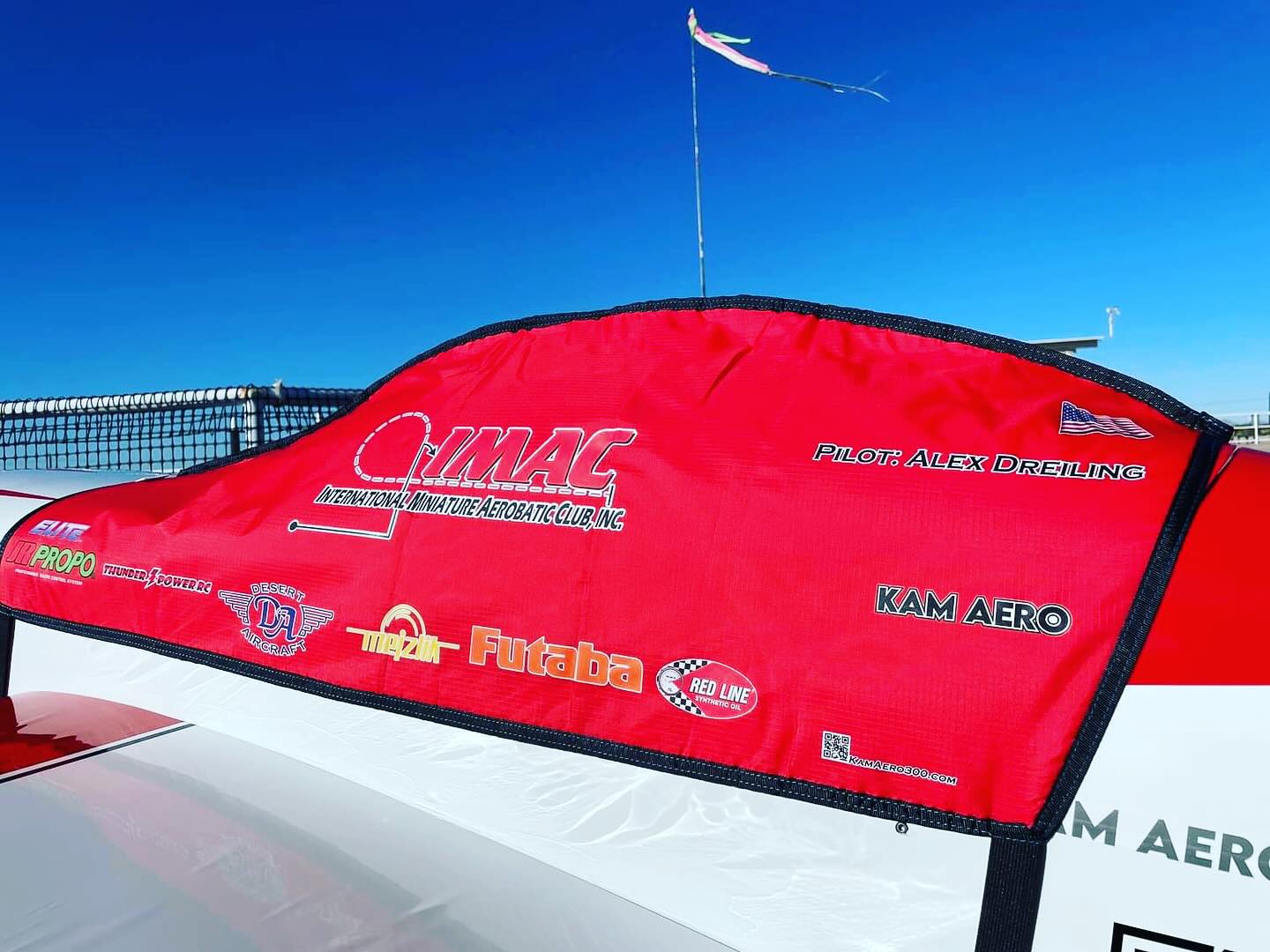 The opposite side @www.canopycovers.shop #CanopyCover #KAMAero # flexinnovations #QualityByDesign #TailoredMade #HandMade #ScaleAerobatics #IamIMAC