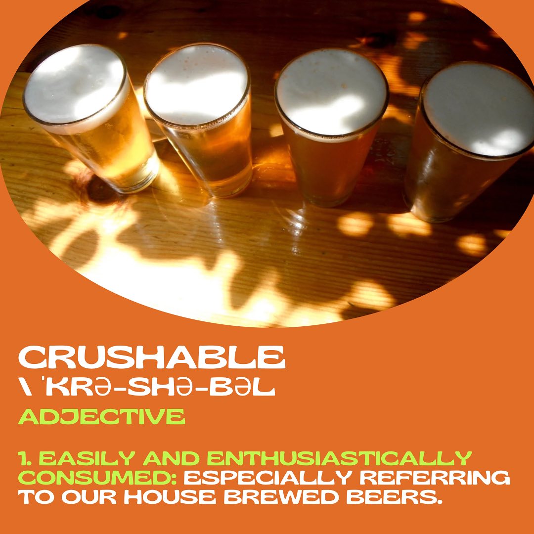 refreshing | \ ri-ˈfre-shiŋ
adjective.
The sensation of a brisk breeze suddenly relieving you on a stifling day: typically used to describe beverages that reset your internal thermometer to ‘chill’.
Synonyms: rejuvenating, cooling, brisk, invigorating, revitalizing.
Usage: Our beers are so refreshing, they’re like stepping into a cool shower after a day at the beach — instant relief in liquid form.
Who’s ready for a gulp of freshness?