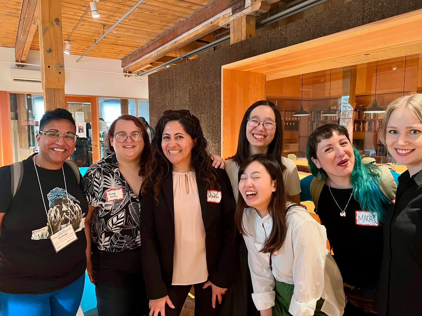 Thank you for @workinculture.ca for inviting to me this event for recent arts grads. I am remided how lucky I am to have such amazing friends/colleagues in the sector, as well as bump into many of my Humber students from last term.
❤️😊