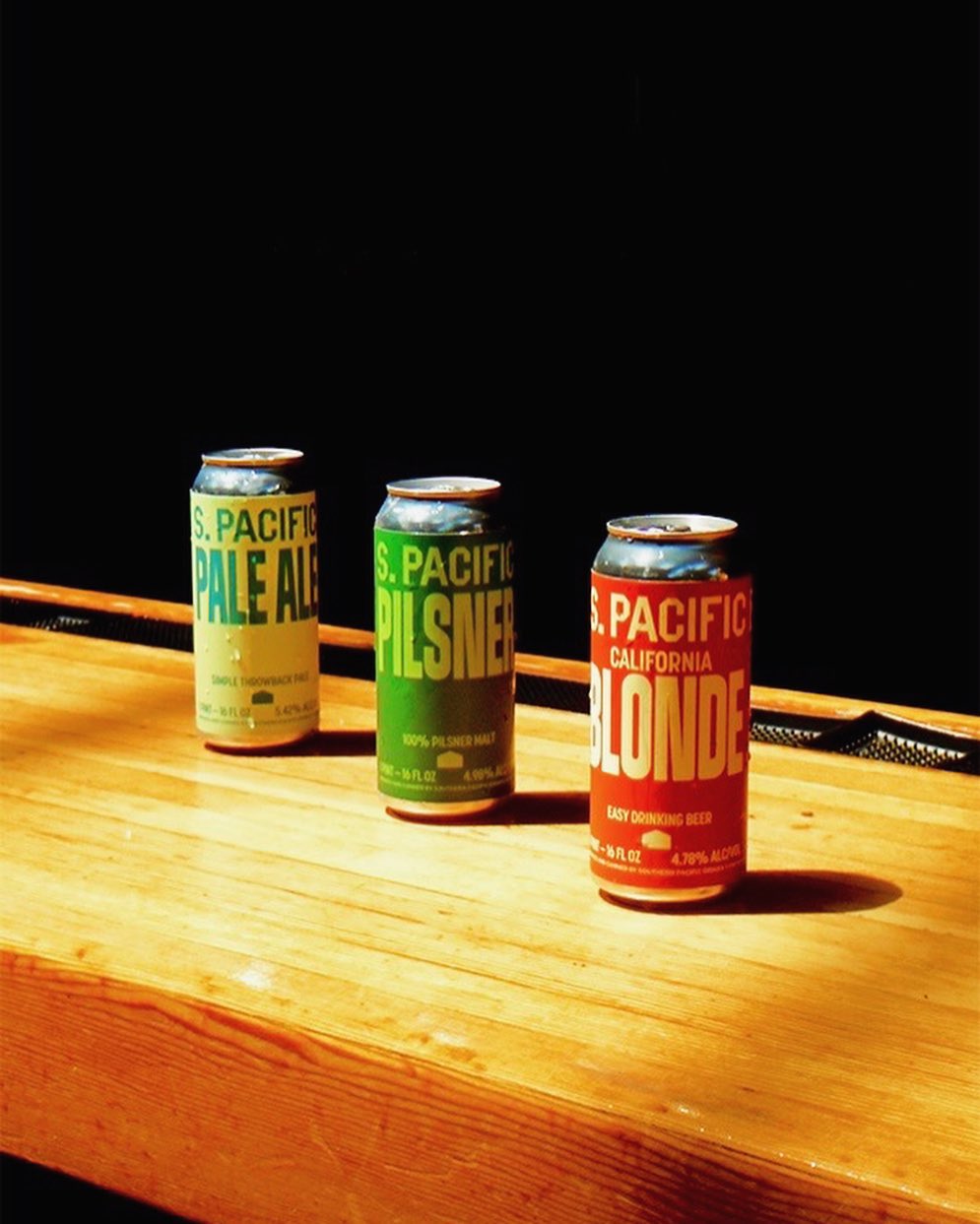 Southern Pacific Summer Cans.
In Stock and Ready to Go!
Come grab a 4 Pack of these supremely crushable beers.
