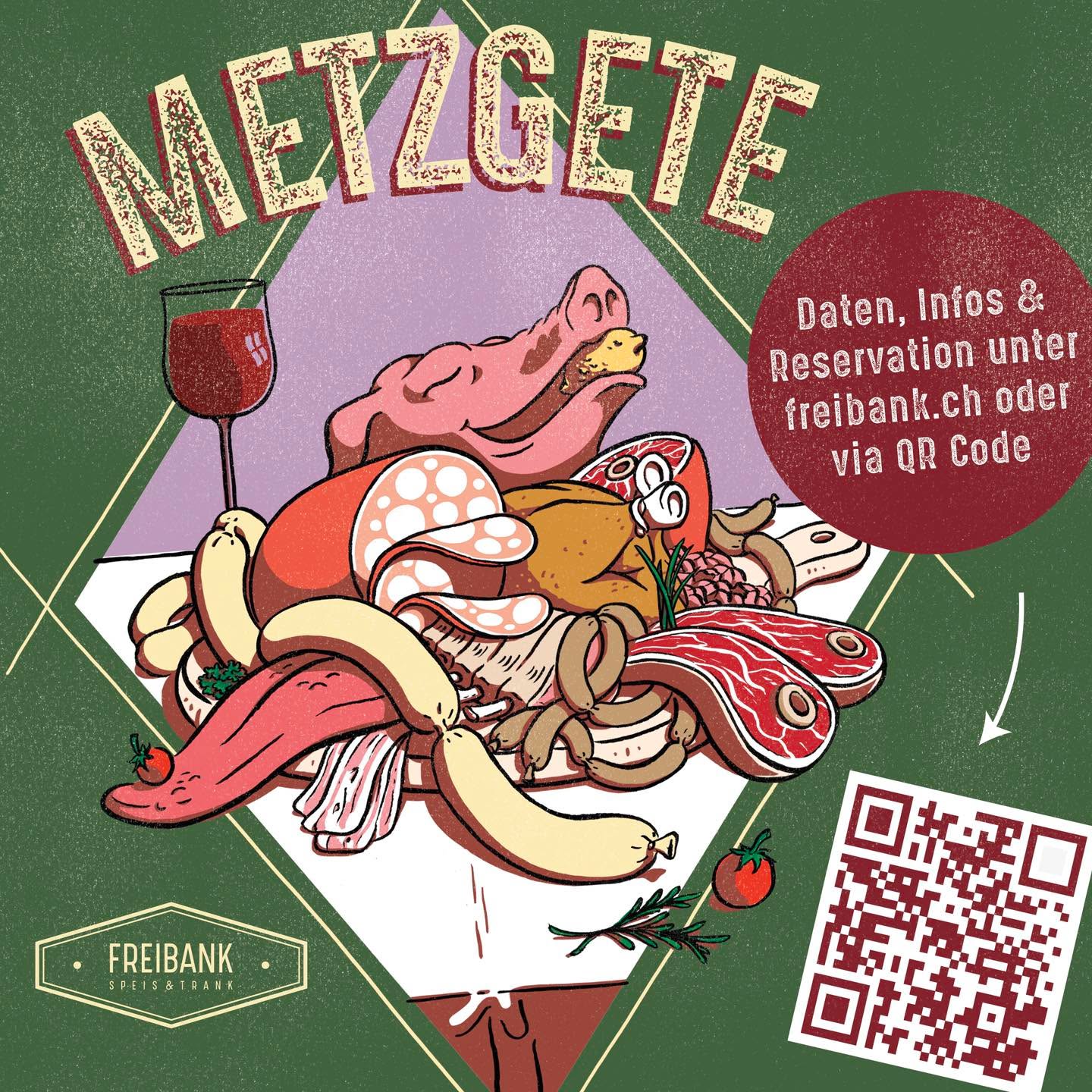 Metzgete vom Säuli🐷
In die diesjährige Metzgete-Saison starten wir mit einer „Klassischen Säuli-Metzgete“!
Am Freitagabend, 21. Februar sowie am Sonntagmittag, 23. Februar kommst du in den Genuss eines 3-Gänge Menüs mit diversen Metzgete-Klassikern im Freibank-Stil!😋
Wir freuen uns auf die Zusammenarbeit mit der Metzgerei Holzer aus Hindelbank🤝
Wir haben an beiden Daten noch freie Plätze und auch einen Idee für alle YB-Fans😉
Am Sonntagmittag, 23.2 die Säuli-Metzgete in der Freibank geniessen und nach einem kurzen Verdauungsspaziergang ins Wankdorf um 16:30 den @bscyb_offiziell gegen den Fc Lugano unterstützen💪 - Wir finden die Idee grossartig und ihr @bscyb_offiziell ?
Reservation:
via Link in Bio👆
📧: info@freibank.ch
📞: 031 333 14 40
Menü à CHF 61.-
#freibankbern
#wankdorfcity
#metzgete
#metzgetebern
#hoppyb
#eatlocal
#drinklocal