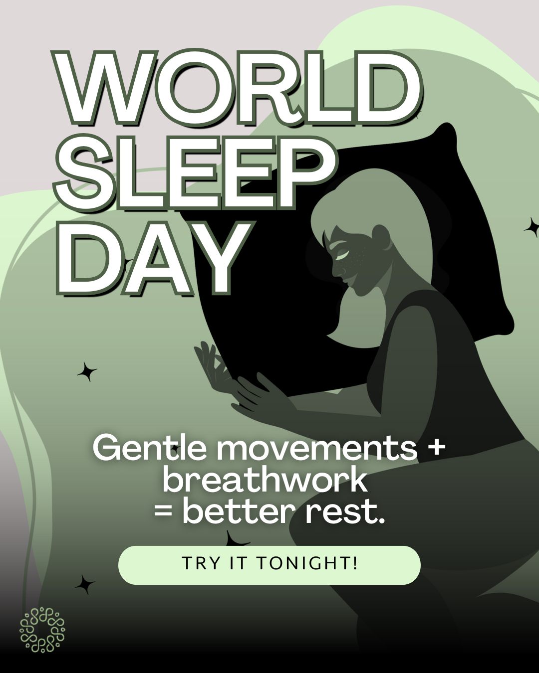 "Struggling with sleep? 😴 Qigong helps calm the nervous system, release tension, and prepare your body for deep rest. 🌿💙
Try this:
✨ Breathe in for 4 seconds
✨ Hold for 4 seconds
✨ Exhale for 6 seconds
✨ Repeat 5 times
Your body will thank you in the morning! 🌙💤 Comment ""SLEEP"" if you’re trying this tonight! #
WorldSleepDay #QigongForSleep #RestWell #BetterSleep #QigongForRest #WellnessJourney #MindBodyConnection #qigonghealing #wellnesstips #qigong"