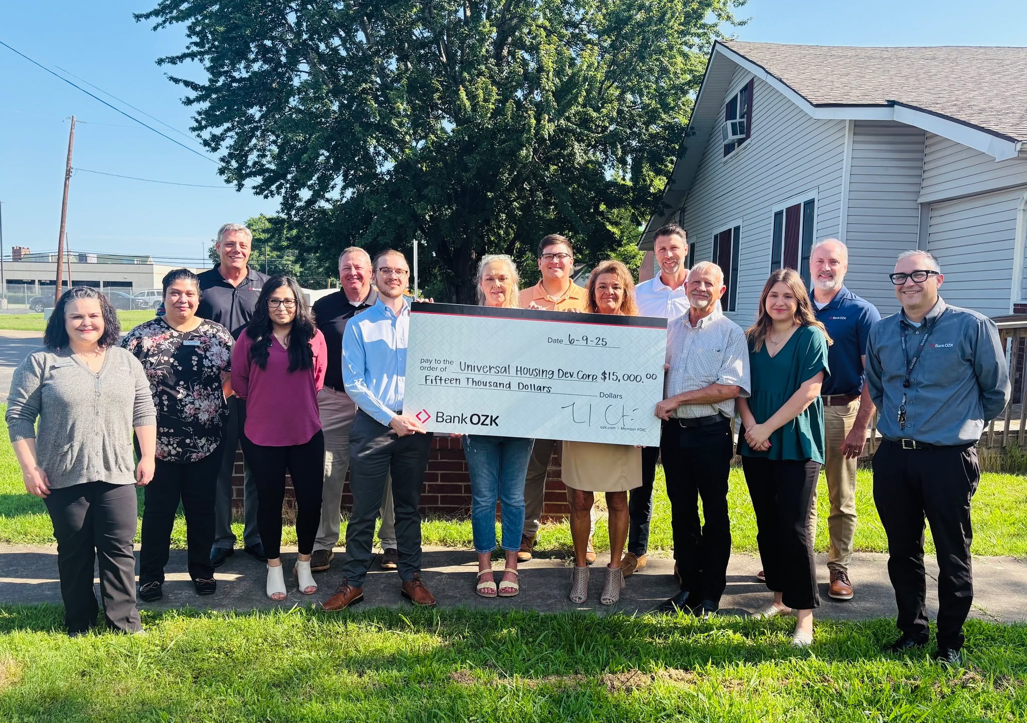 We’re honored to receive a generous $15,000 donation from Bank OZK in support of our work! 🙌
Although our Executive Director, Beverly Massey , was out of town and couldn’t join us, we proudly accepted the grant on her behalf.
Thank you, Bank OZK, for your continued commitment to strengthening our community — your support helps us make a lasting impact. 💙
NeighborWorks America @neighborworks
#ThankYou #BankOZK #CommunitySupport #Gratitude #TogetherWeThrive #CommunityDevelopment #NWweek #EconomicOpportunity #HousingMatters #BuildingStrongerCommunities #InvestmentInPeople