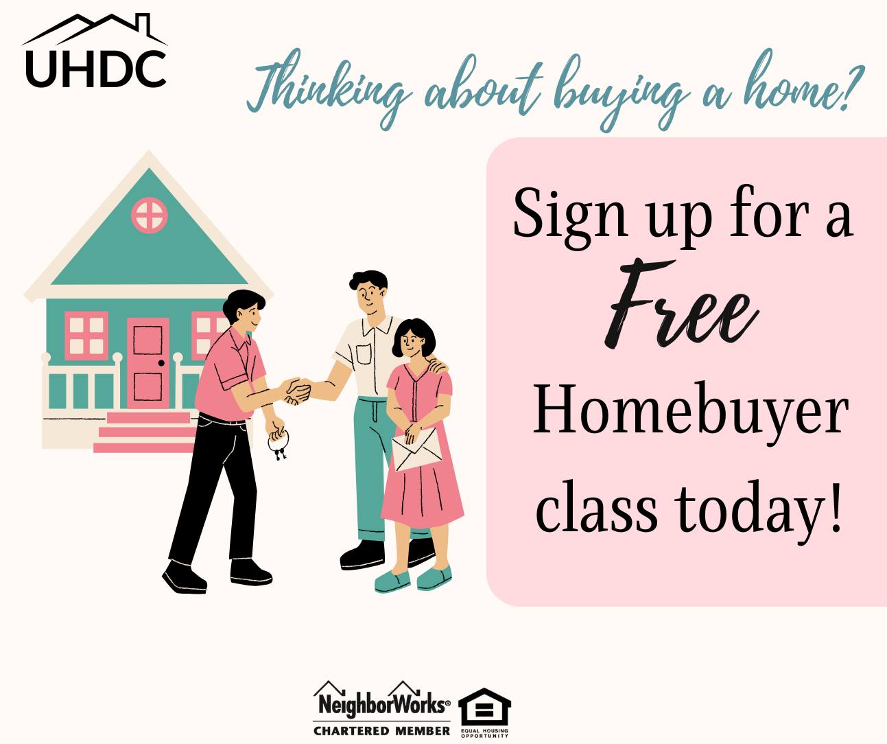 Do you need a Homebuyer Education Class to get started or qualify for a mortgage? We’ve got you covered!
📅 Upcoming classes are filling up fast—don’t wait!
🔗 https://www.uhdchousing.org/classes for the next session.
#HomebuyerEducation #UHDC #HousingHelp