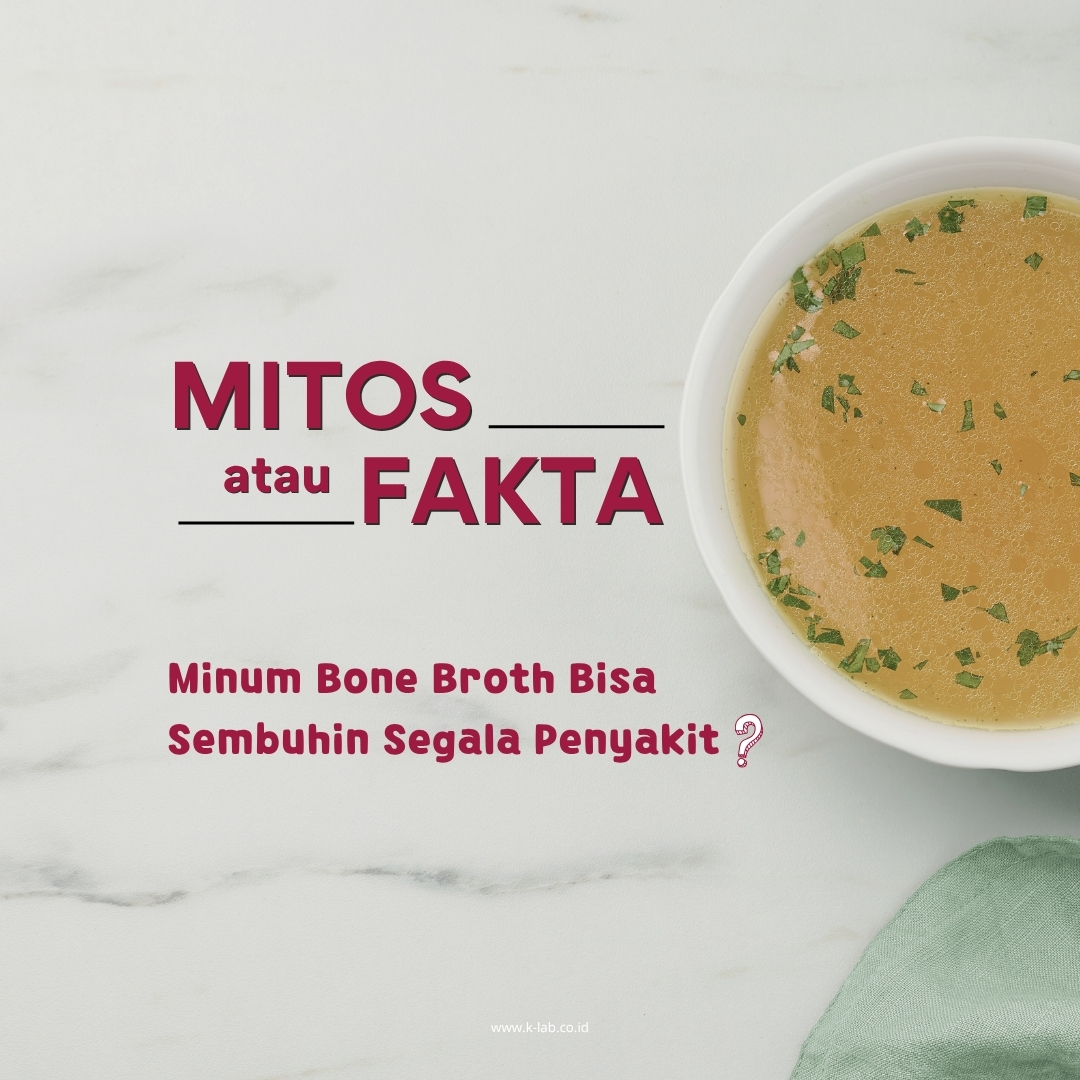 Rutin minum bone broth bisa membantu kulit glowing, sendi lentur, pencernaan lancar, tidur nyenyak, sampai awet muda. Tapi klaim bahwa ia menyembuhkan segala penyakit adalaha: MITOS ❌
Meski bone broth (kaldu tulang) mengandung kolagen, protein, dan mineral yang bisa bermanfaat bagi tubuh, klaim bahwa bone broth bisa menyembuhkan berbagai penyakit secara langsung tidak didukung bukti ilmiah yang kuat 🤔✍
👉 Kesimpulannya bone broth boleh dikonsumsi sebagai bagian dari pola makan sehat. Tapi klaim bahwa ia menyembuhkan segala penyakit adalah MITOS 🫶
#BoneBroth #Kaldu #MitosAtauFakta