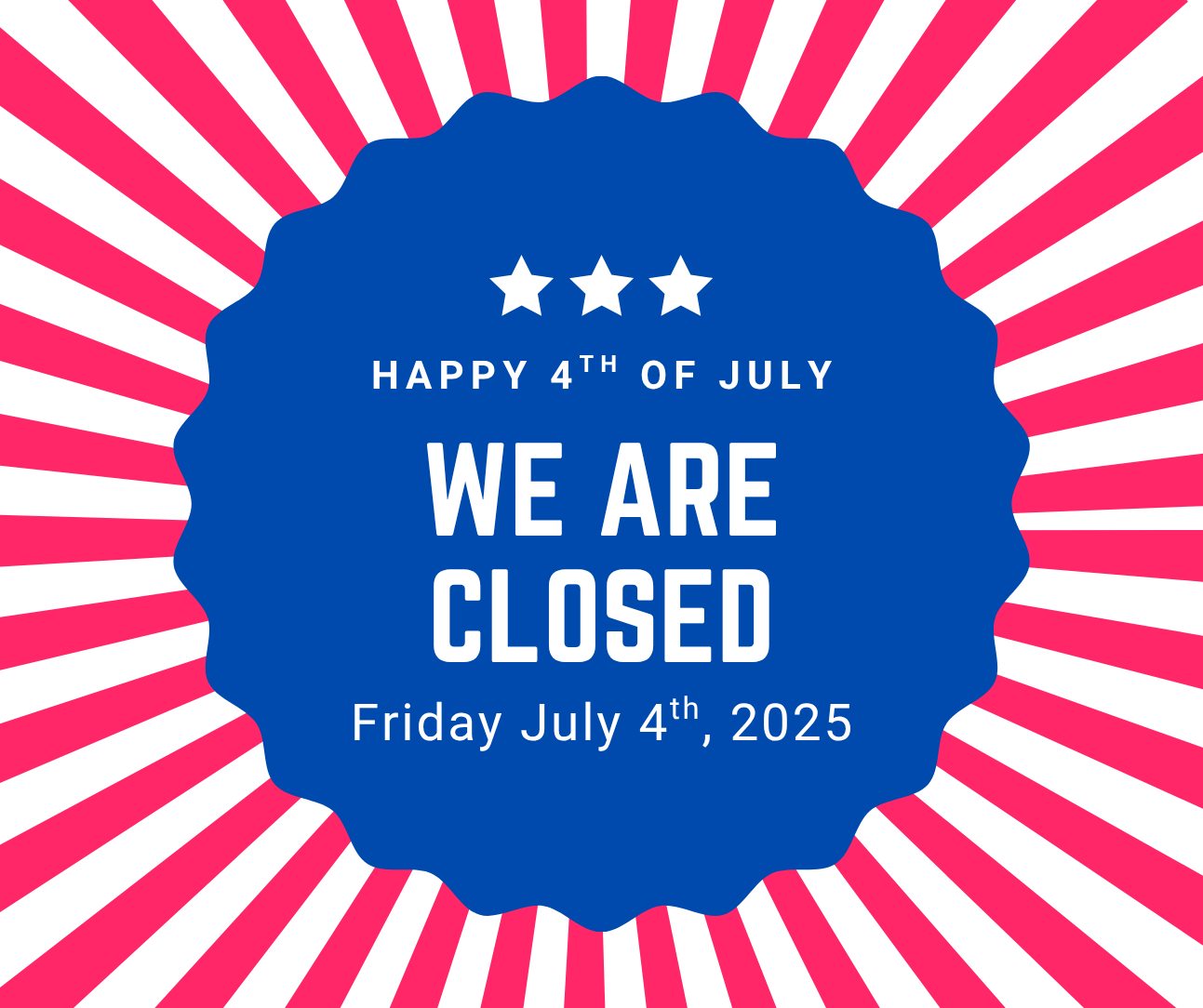 Have a safe Holiday!