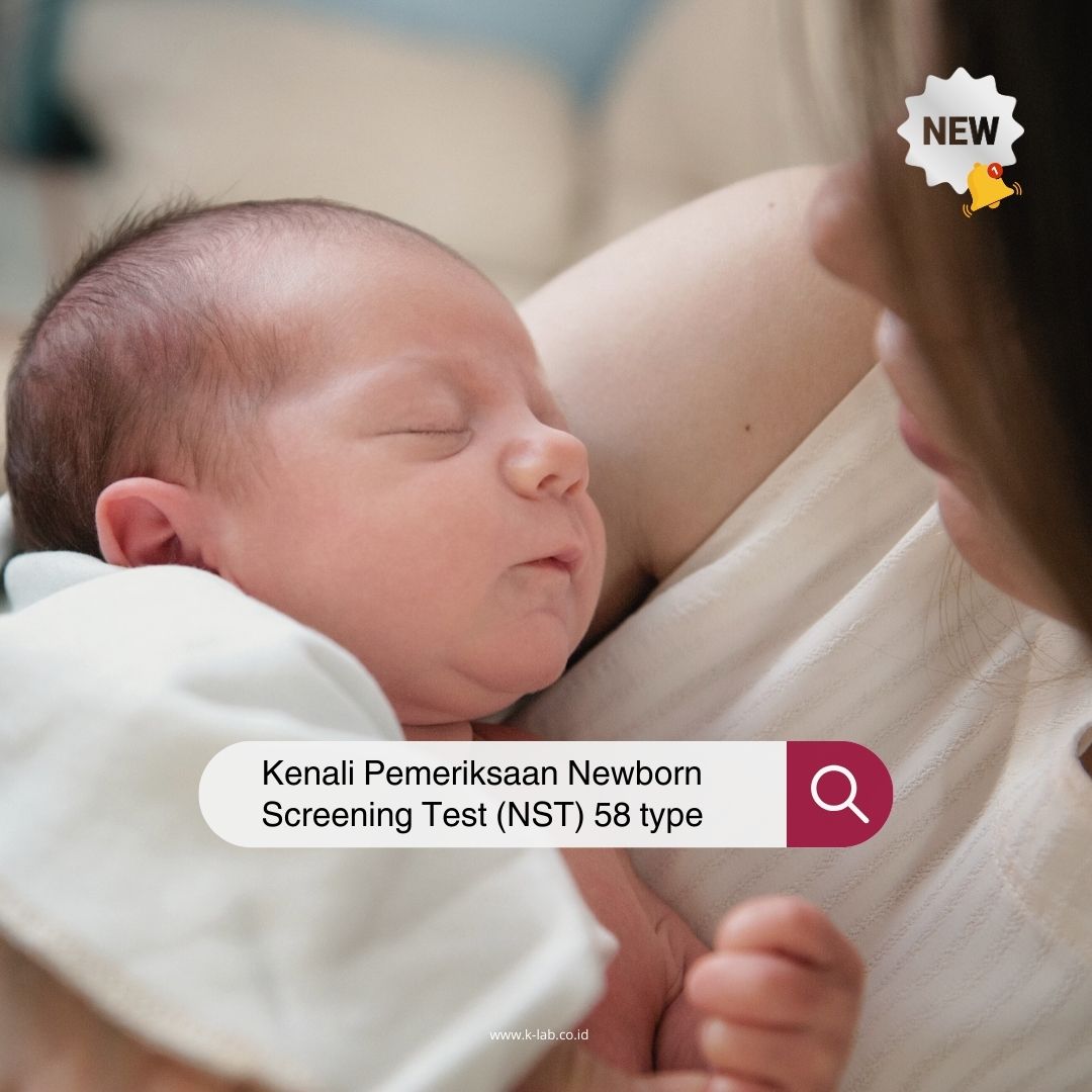 Halo Sobat K-Lab! Apakah kamu sudah tau kalau pemeriksaan Newborn Screening Test (NST) 58 tipe ini, kita bisa deteksi lebih awal dan beri si kecil kesempatan tumbuh sehat dan optimal! 💙
📍Cuma butuh 1 tetes darah dari tumit bayi
⏱️ Pemeriksaan cepat dan hasil akurat
💡 Deteksi dini = penanganan sigap!
📞 Yuk hubungi kami melalui whatsapp 081381367915 untuk pertanyaan lebih lengkap.
#Newborn #Kesehatan #Bayi