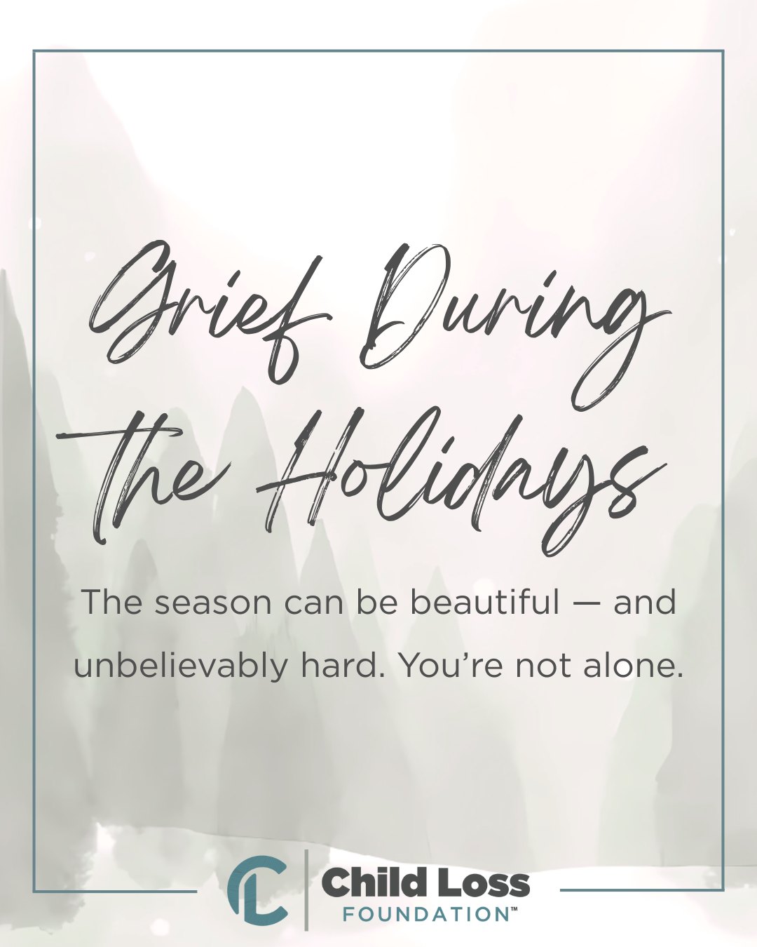 The holidays can bring both love and ache. If this season feels heavy, please know you’re not alone. We’re holding space for you this season — and always.
#griefsupport #holidayseason #childlossfoundation
