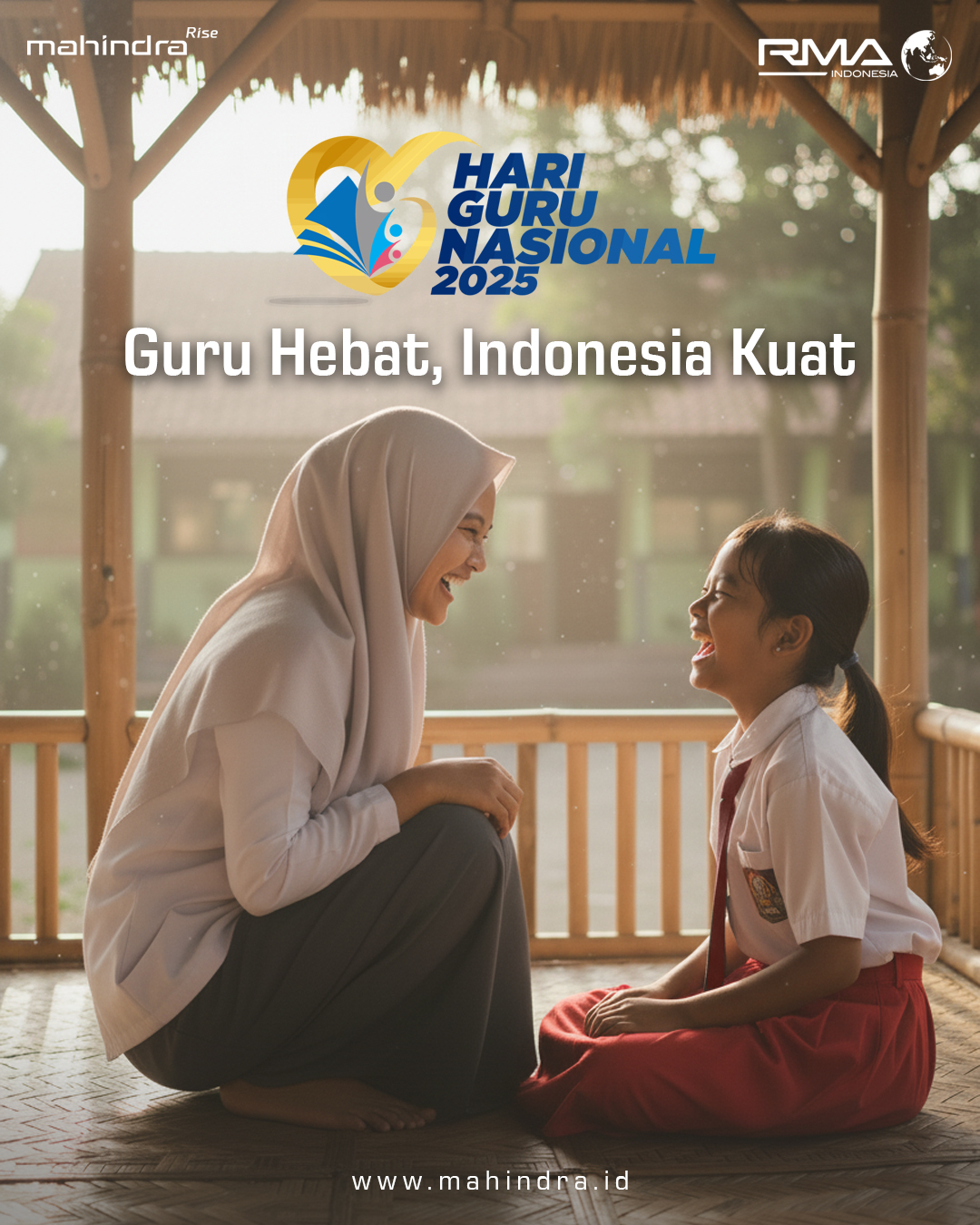 Setiap pelajaran bukan hanya soal ilmu, tapi tentang kasih sayang dan inspirasi. Di balik tawa dan cerita kecil, para guru menanamkan cita cita luhur yang besar. Selamat Hari Guru Nasional 2025 — Guru Hebat, Indonesia Kuat.
Terima kasih para guru, pahlawan tanpa tanda jasa.
.
.
#harigurunasional #hariguru2025 #guruhebat #indonesiakuat #MahindraScorpio #PikUpKeren #MahindraIndonesia #YourPartnerInSuccess #RMAIndonesia #mahindra4x4 #mining #plantation #farming #miningindonesia #minerals #coal #tambang #sobatenergi #ESDM #miningexpo #agriculture #agriculturelife #tipsandtrick #pertanian #perkebunan #pertambangan #fleet #fleetrental #rentalfleet #pickuprental