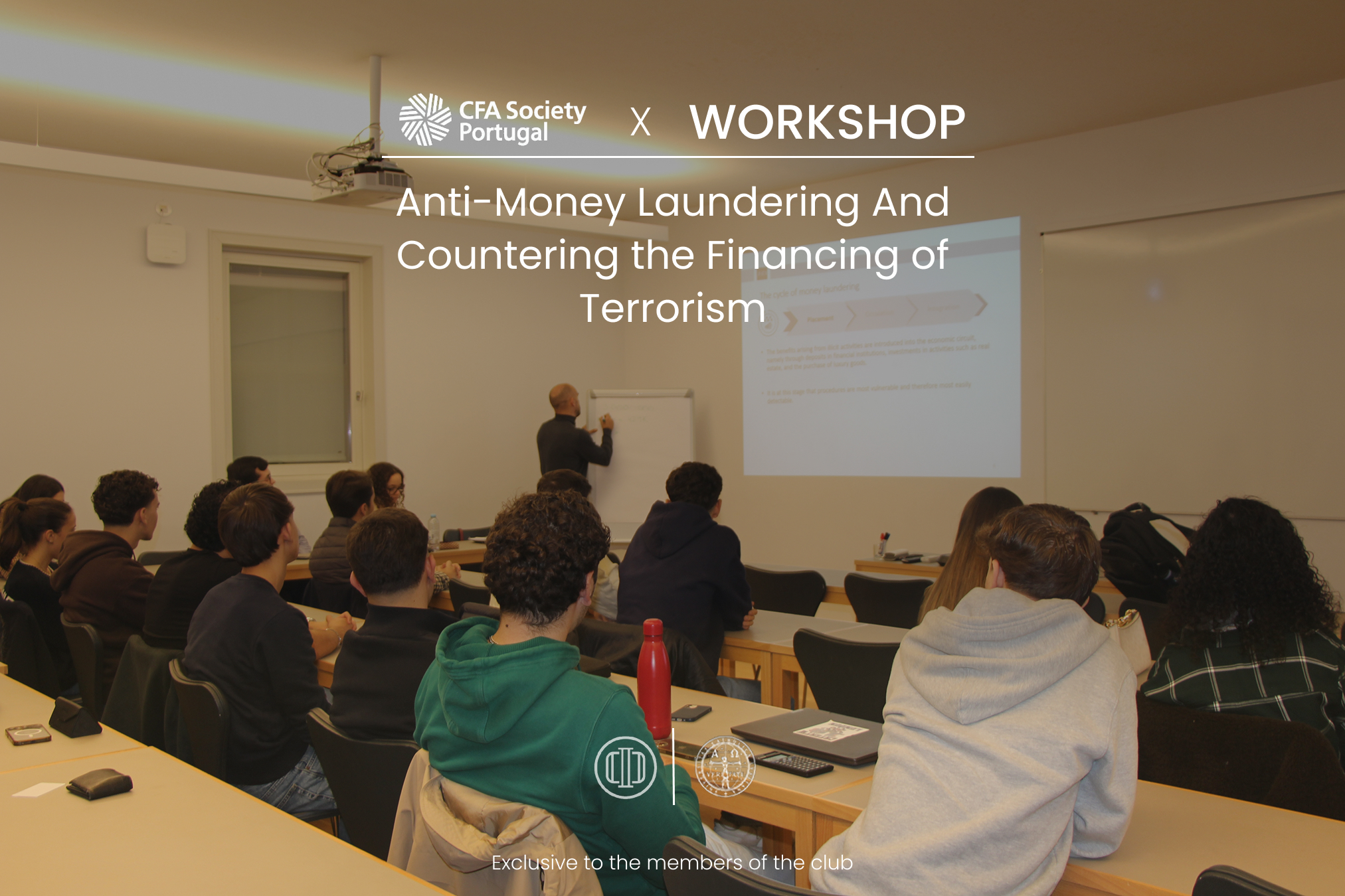 On November 20th, the Católica Porto Investment Club had the pleasure of welcoming José Fontão, AML Director at PwC, representative of the CFA Society, and Cristina Vieira, Anti-corruption and Sanctions Subject Matter Expert, for a workshop on Anti-Money Laundering and Countering the Financing of Terrorism, held at Católica Porto Business School.
Throughout the session, participants gained valuable insights into the evolving challenges of AML and CFT, exploring practical methodologies, regulatory expectations, and the crucial role these mechanisms play in strengthening financial integrity.
We extend our sincere thanks to José Fontão, CFA, for leading the session and sharing his expertise, and to Cristina Vieira for her valuable contributions and support throughout the workshop.
We would also like to express our gratitude to the CFA Society @cfasocietyportugal for partnering with us and helping create an environment that fostered meaningful discussion and impactful learning.
And finally, a big thank you to everyone who joined us and contributed to a great session!