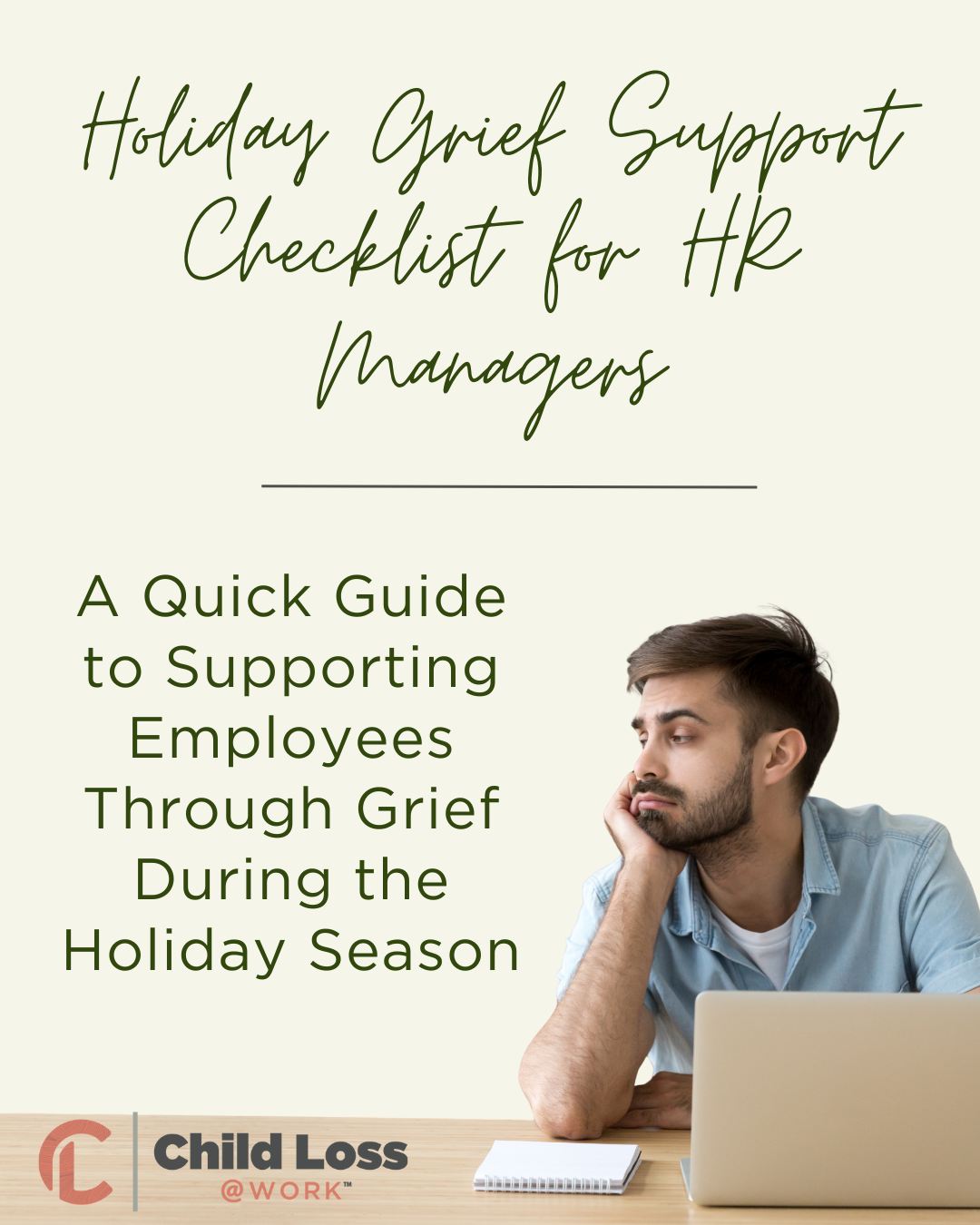 Child Loss at Work exists to help employers understand how to support their employees with compassion, clarity, and care. The tips in this post are just a few of the many tools we offer to HR teams and leadership so they know what to do and what to say during the season.
If your workplace doesn’t yet offer this resource, consider sharing it with your HR department now, during enrollment. Together, we can create workplaces where grieving parents feel supported, seen, and never alone.
www.childlossatwork.com
#childlossatwork #childlossfoundation #griefsupport #HR #griefatwork
