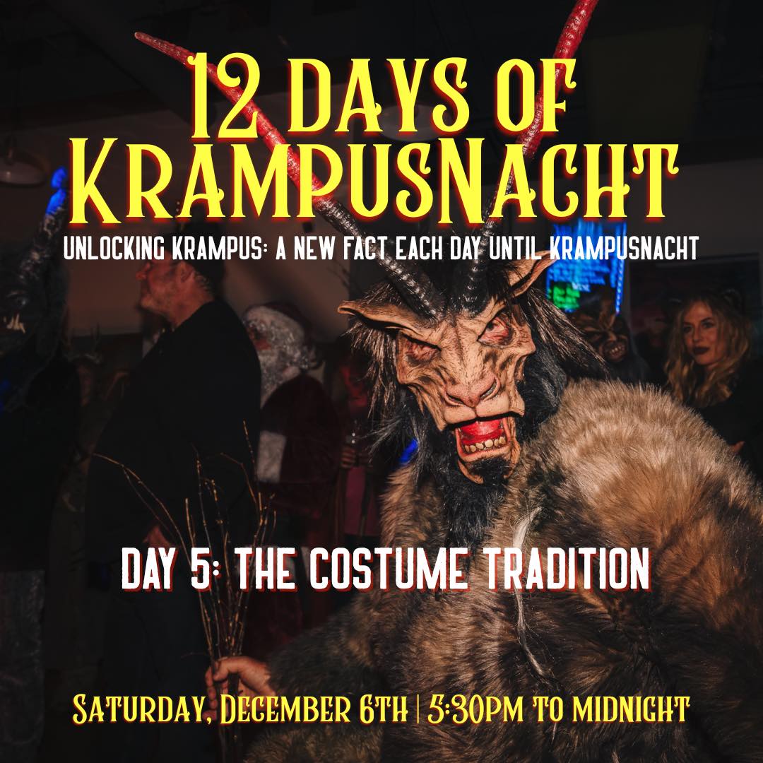 Fun Fact #5: The Costume Tradition 🎭
Krampus costumes can be incredibly elaborate - wooden masks, animal skins, real horns. Many groups spend months perfecting their look.
Expect some seriously cool costumes at our parade and dance party. Saturday, December 6 can’t come soon enough! 🎉
🎟️ Tickets + information in our bio!
#liquidstatebeer #krampuscostume #krampuscraft #krampusnacht #folklore #krampuscountdown #krampusparade #ithaca