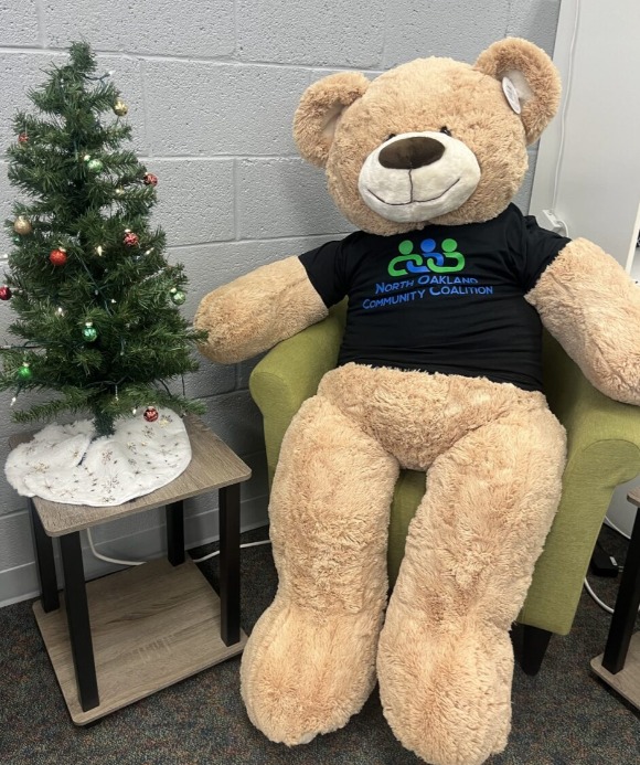 This bear is signing "out of office" and is ready to help Lake Orion students learn more about fentanyl and prescription drug misuse--and go home with the lucky winner!
TOMORROW, Thursday, 12/11 NOCC will be at Lake Orion High School during all lunch periods to help students start the conversation around fentanyl and prescription drug misuse and have a chance to win our furry friend!
Visit https://www.noccmi.org/prescriptions for more information, resources, and action steps to safeguard your home and community.
