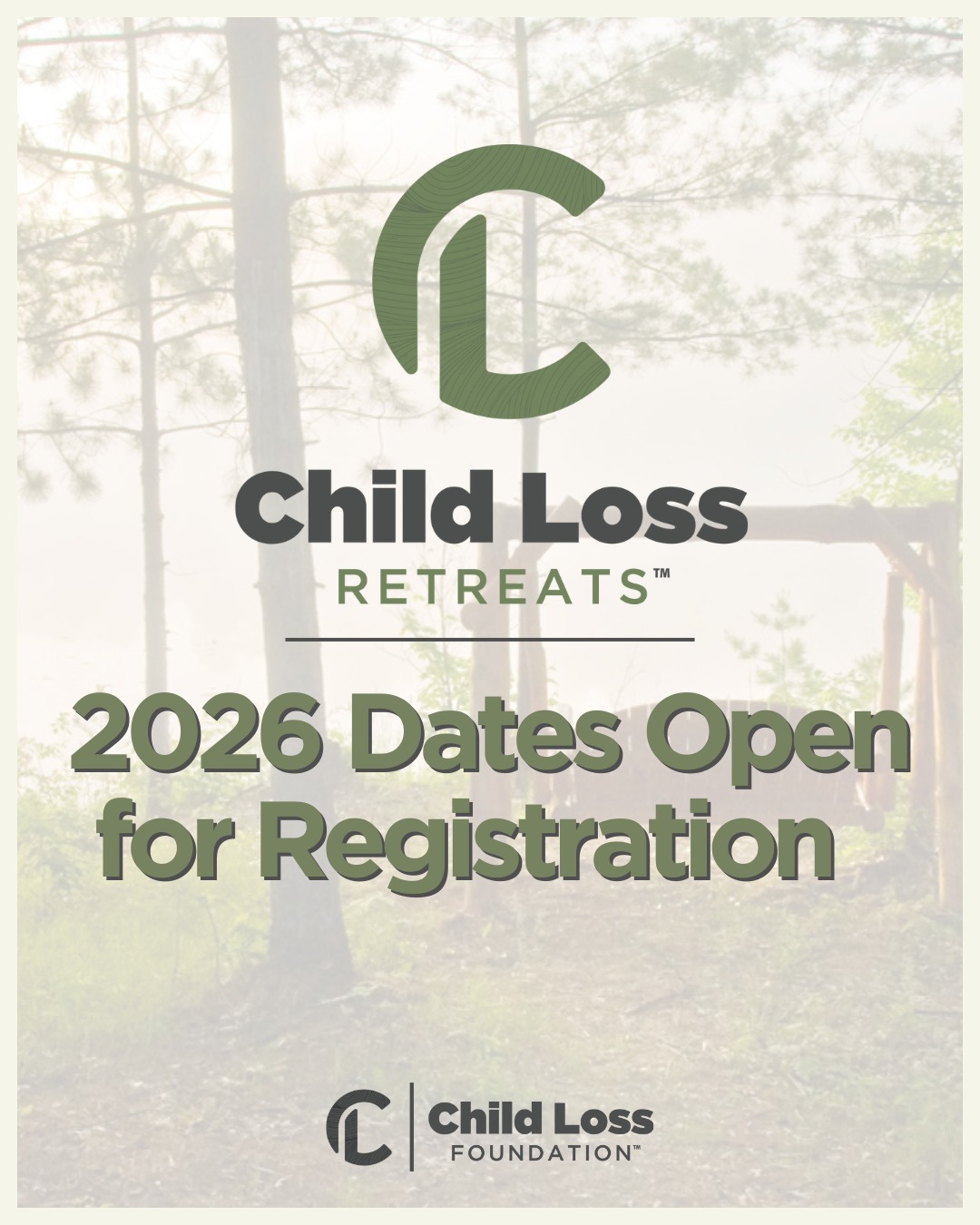 All 2026 Child Loss Retreat dates are live!
Next year brings more spaces to grieve, connect, and heal — at Faith’s Lodge and off-site retreat locations in Victoria, MN and the greater Salt Lake, UT.
See all dates and register on our website. Link in Bio. Hope and community are waiting for you.
#griefretreats #griefsupport #grief #childlossfoundation