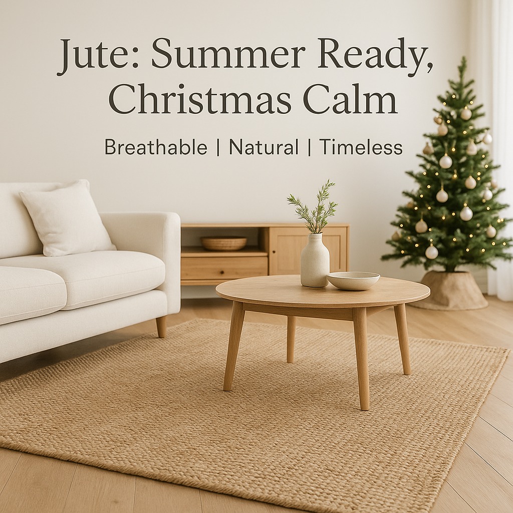Christmas in NZ means sun, open doors, bare feet.
That’s exactly where jute rugs shine.
Naturally breathable, durable, and timeless — jute adds texture without trapping heat, making it perfect for summer living and festive gatherings.
Start from the floor.
Your summer home will thank you.
www.nestwraps.co.nz