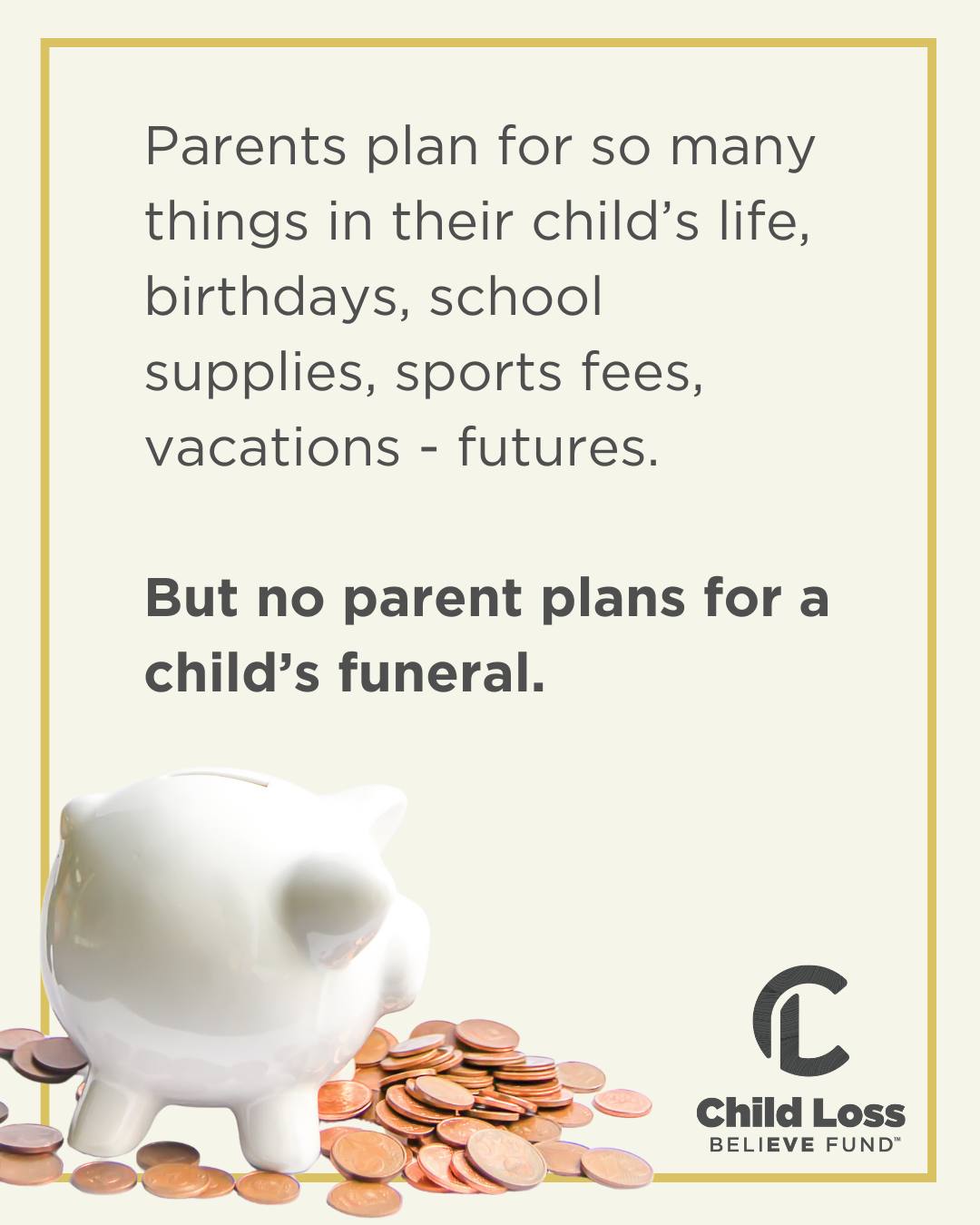 Parents plan for birthdays, school supplies, and futures filled with hope— not funerals.
The BeliEve Fund helps carry the crushing financial burden that follows child loss, offering support when families need it most.
Link for support in bio.
#believefund #childlossfoundation #childloss #funeralcosts #griefsupport #financialsupport