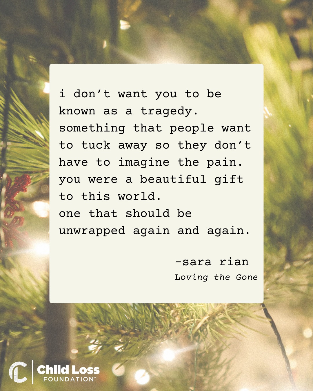 There is space for the children who changed us forever.
Their lives were gifts — meant to be remembered, spoken, and shared. You’ll find a space in our stories to share a photo of the child you’re holding close this season if it feels right!
#griefduringtheholidays #grief #griefsupport #remember #childloss #childlossfoundation