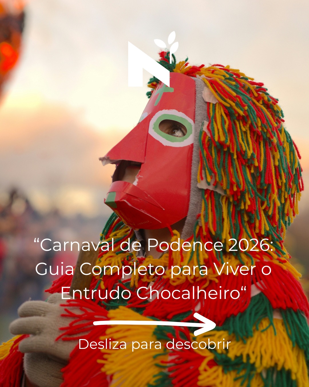 Entre máscaras ancestrais e chocalhadas🎭
De 14 a 17 de fevereiro, Podence transforma-se no palco do Carnaval mais autêntico de Portugal.
E nós preparámos o guia completo para viveres esta tradição UNESCO de forma autêntica — da folia à mesa, dos Caretos a Ronda das Tabernas.
Swipe para descobrir onde ficar, onde comer e tudo que precisas →
💛 Guarda este post
🔗 azeiteanorte.pt/blog
#EntrudoChocalheiro #CarnavalDePodence #Podence #CaretosDePodence #TrasosMontes #AltoDouro #AzeiteANorte #PatrimonioUNESCO #TurismoPortugal #PortugalAutentico #ViajarEmPortugal #DescubraPortugal #GastronomiaPortuguesa #GastronomiaTransmontana #OlivoTurismo #Gastronomy #CulturaPortuguesa #AldeiaPortuguesa #MacedoDeCavaleiros #TurismoRural #ExperienciasAutenticas