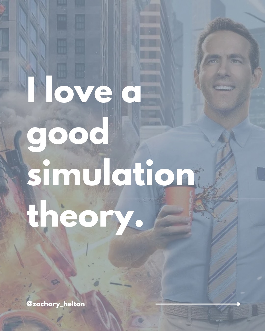 Just another day in the simulation. #ramdass #spirituality #freeguy