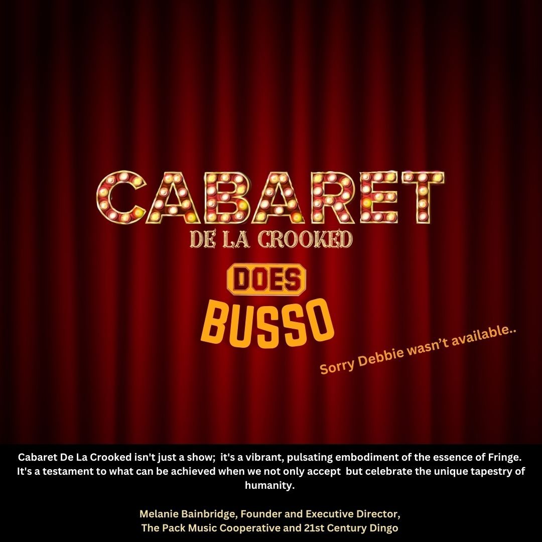 Busselton Fringe regulars Ardent Artiste Productions are in town this weekend with TWO shows that are anything but beige!
Friday 27 - Busselton Fringe presents 'Cabaret De La Crooked does Busso' - A fierce, camp, wickedly funny drag and burlesque variety show.
Saturday 28 - Busselton Fringe presents 'Dizney Debauched (Bad Guys)' - Camp, chaos and cabaret brilliance. Cabaret De La Crooked is bringing glitter, drag and wicked humour to Busselton Fringe.
Tickets $35 ($30 concession) - Grab yours before they sell out โฌ
https://www.trybooking.com/eventlist/busseltonfringefestival