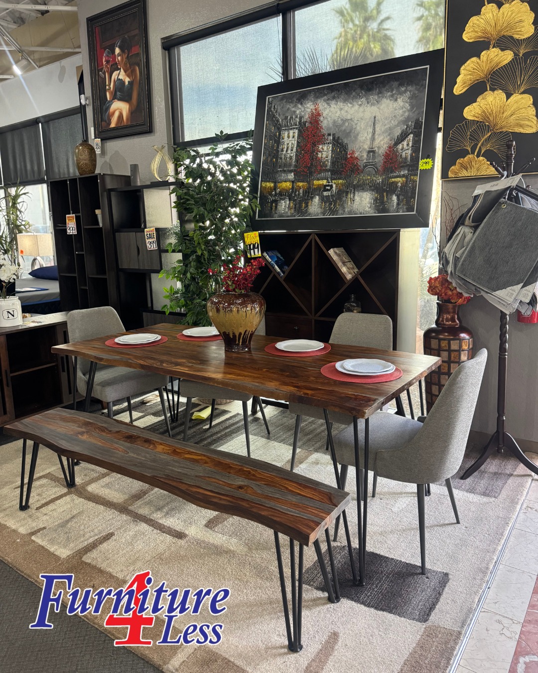 Warm wood, timeless moments 🤎✨
Este comedor de madera es el lugar perfecto para compartir, conectar y crear recuerdos inolvidables.
#DiningRoomGoals #HomeAesthetic #CozyLiving #FurnitureFinds #LasVegasHomes