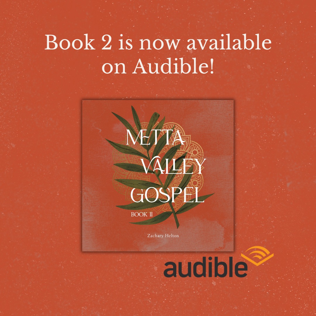 It took a couple of days, but we got there! If you're an audiobook person, check out Book 2, now available on Audible. #mettavalleygospel #audiobook