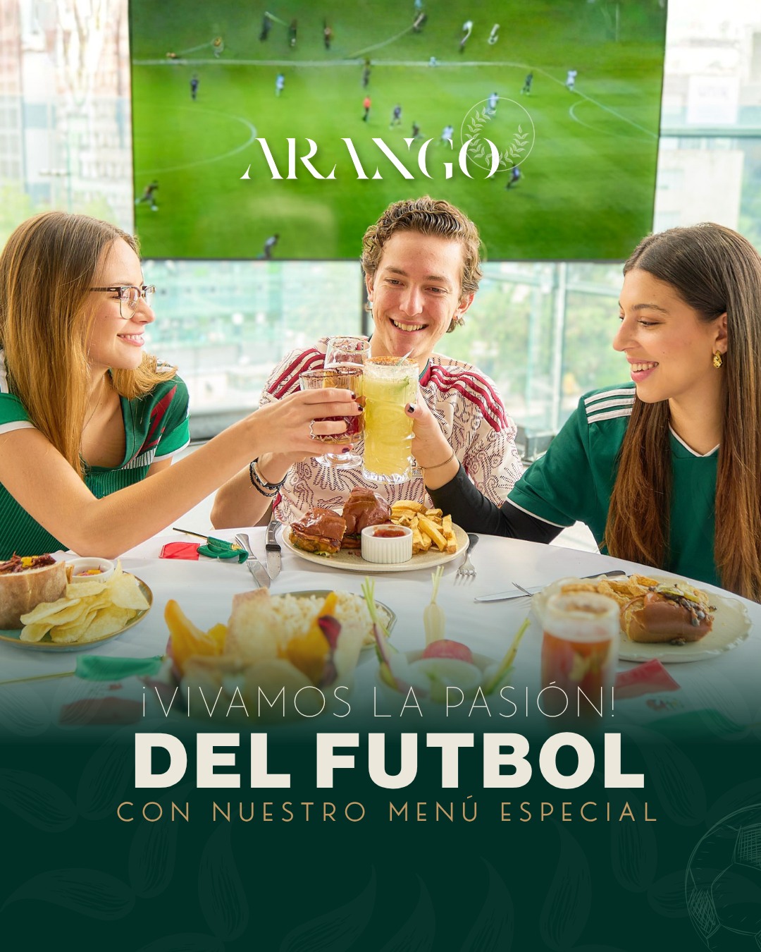 La temporada más emocionante del año ya está aquí y en Arango lo celebramos en grande.
Hemos creado un menú especial pensado para vivir cada partido, con platillos que destacan por su sabor.
Reúne a tus amigos, elige tu mesa favorita y disfruta de una experiencia gastronómica única mientras ven las jugadas en nuestras pantallas.
Reservaciones: 55 1844 4031 - 📍Av. de la República 157, Piso 7
#RestaurantesCDMX #PlanEnLaCiudad #ArangoCDMX #AltaCocinaMexicana #RooftopCDMX