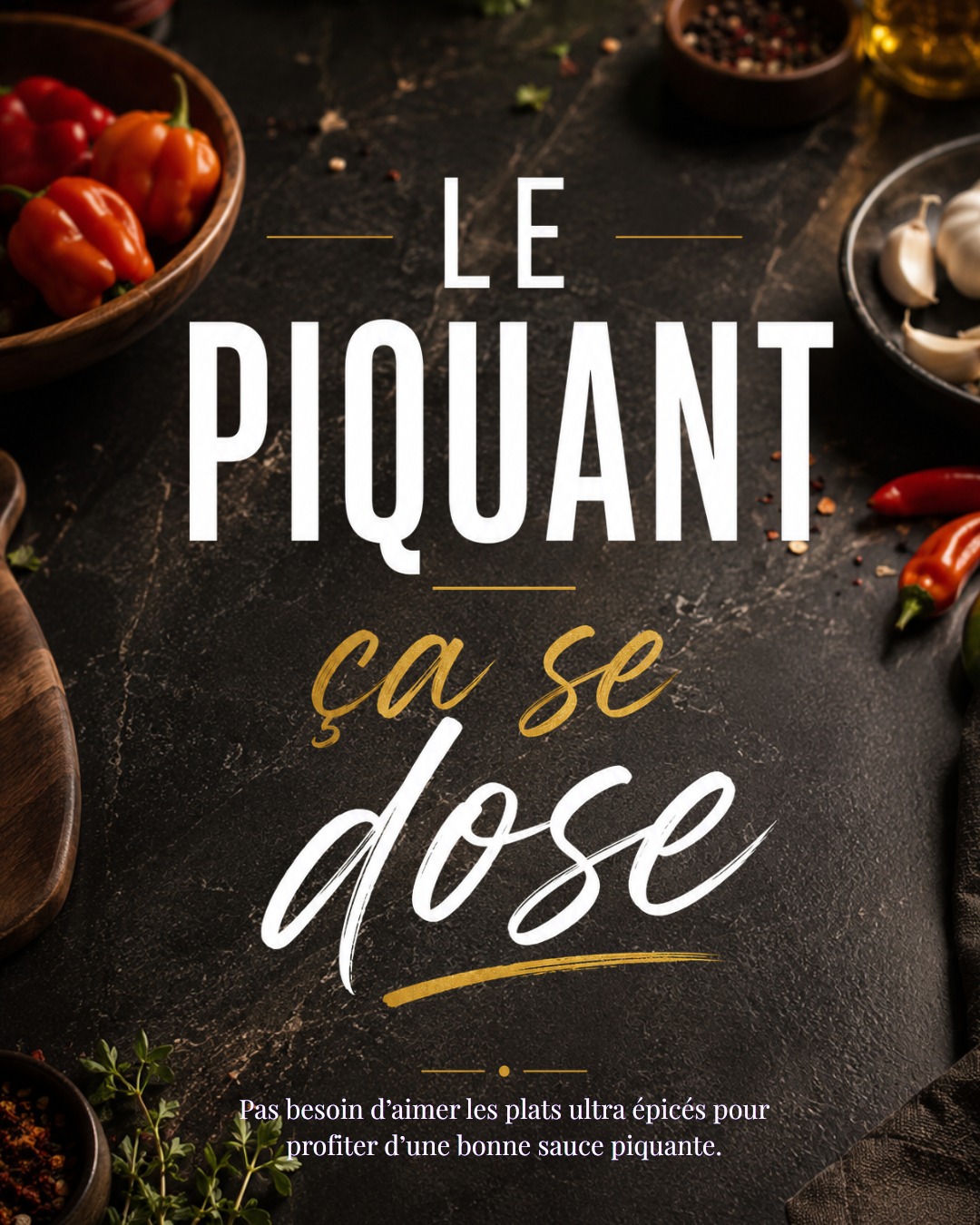 🌶️ Le piquant, ça se dose… et ça s'apprend!
Pas besoin d'aimer les plats ultra épicés pour profiter d'une bonne sauce piquante!
Avec quelques astuces simples, il est possible d'équilibrer le piquant tout en conservant toute la richesse des saveurs.
-Faites défiler le carrousel pour découvrir 3 façons faciles d'adoucir le piquant sans compromettre le goût.
Dites-nous en commentaire, quelle est votre astuce préférée pour doser le piquant?
📌 Enregistrez cette publication pour la retrouver lors de votre prochain BBQ ou souper!
#saucepiquante #marinade #astucecuisine #RepasSavoureux #repassavoureux #bbq #idéesrepas