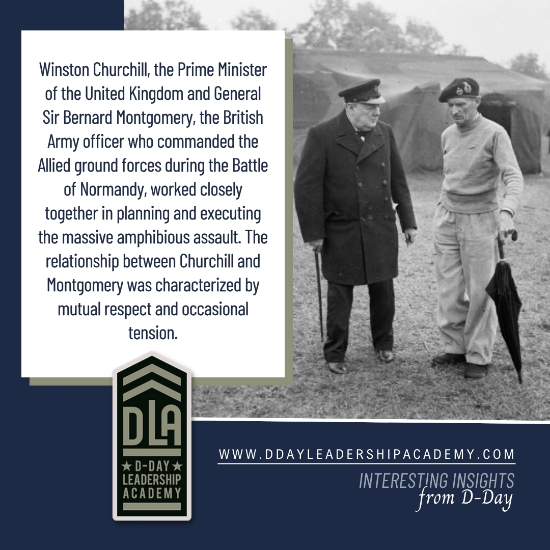 Despite any differences they may have had, both Churchill and Montgomery shared a commitment to the success of Operation Overlord and the defeat of Nazi Germany. Their collaboration played a significant role in the planning and execution of the invasion, which ultimately led to the liberation of Western Europe from Nazi control.
Support the D-Day Leadership Academy in empowering underserved youth to overcome boundaries and reach new heights. Your donation fosters American values and unlocks limitless possibilities!
Learn More 🌐 https://www.ddayleadershipacademy.com/
#ddayleadershipacademy #WarStories #Miltary #france #usa #militaryhistory #warhistory #DDayRemembered #SupportEducation
