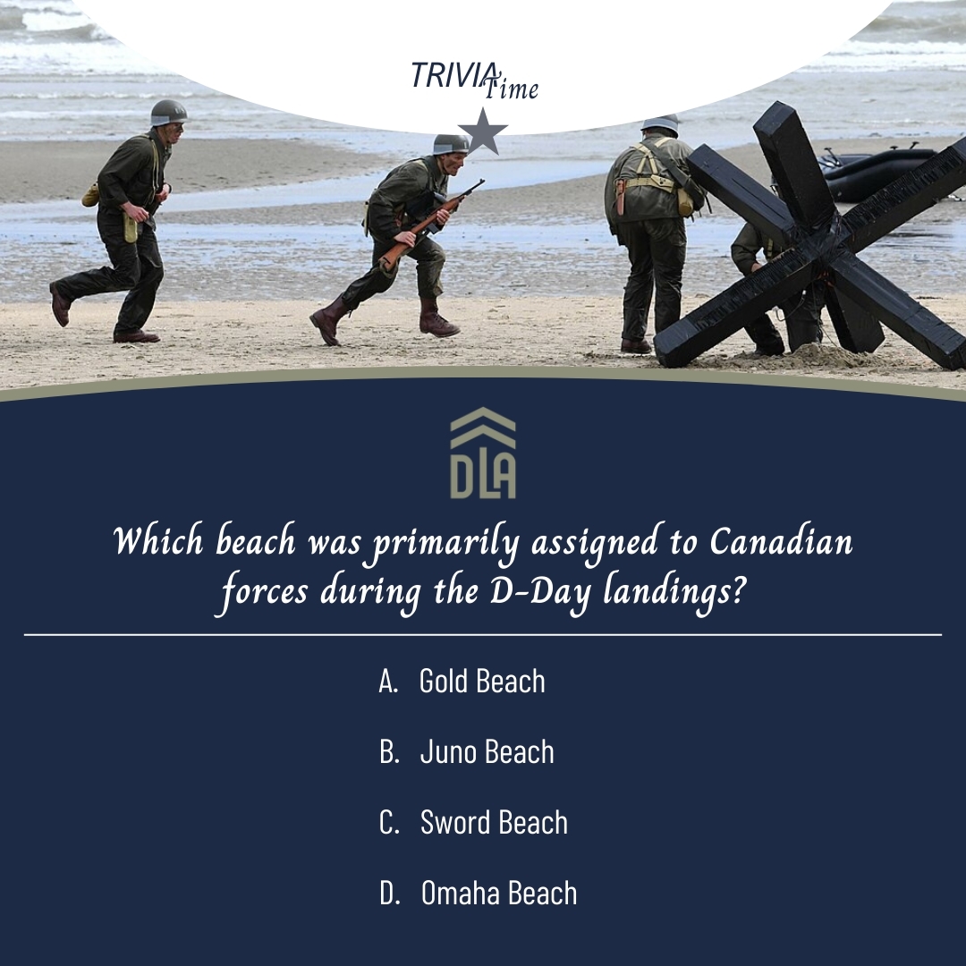 It's trivia time! Test your D-Day knowledge and showcase your expertise. Are you ready to take on the challenge and prove your mastery of D-Day history?
Learn More 🌐 https://www.ddayleadershipacademy.com/
#ddayleadershipacademy #DDayFacts #WarHistory #DDayQuiz #TriviaTime #DDayKnowledge