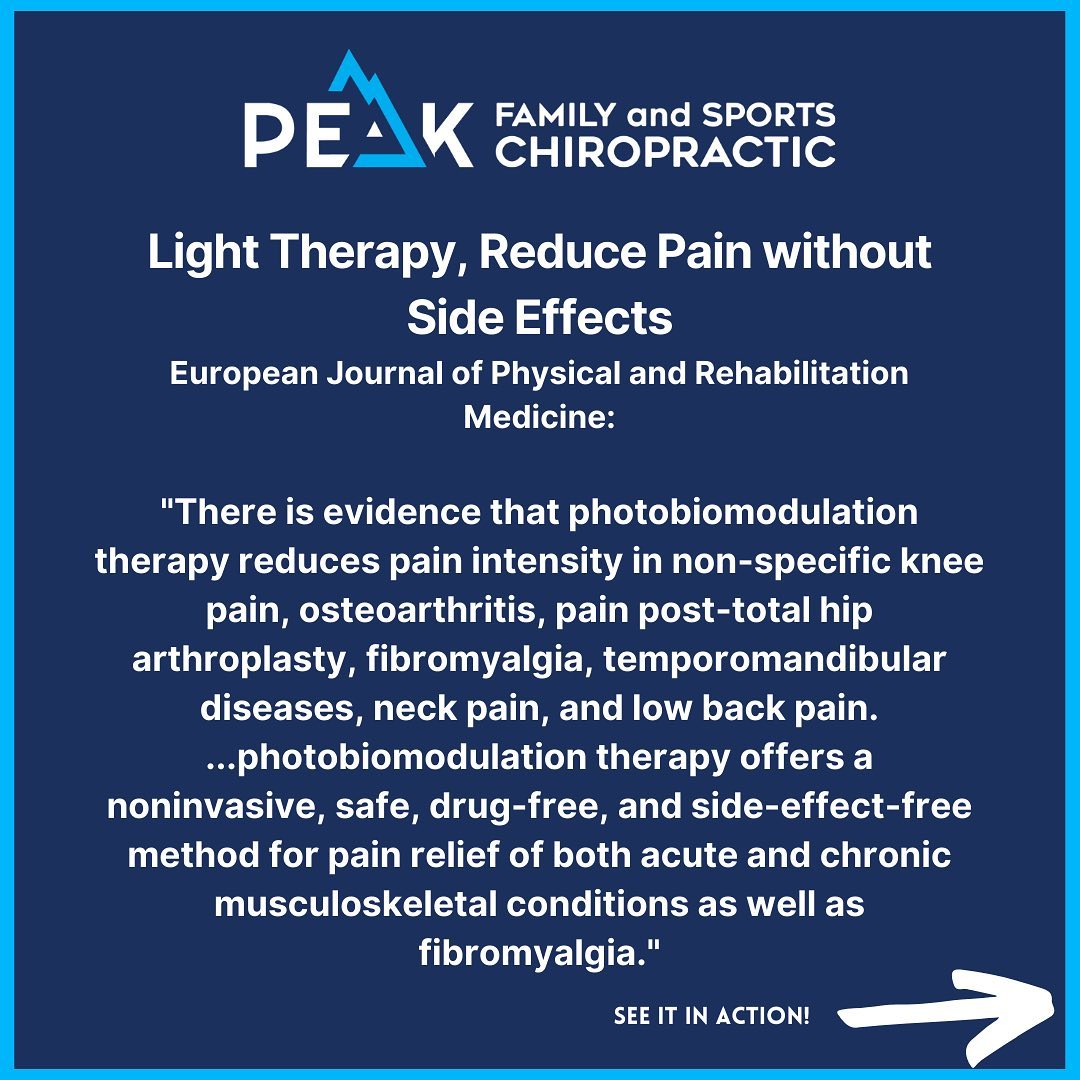 Best modality out there, IMO! We added a Class IV laser in December and patients have been loving it! Come check it out.
#chiropractic #sportsmedicine #sportschiropractic #lasertherapy #painmanagement