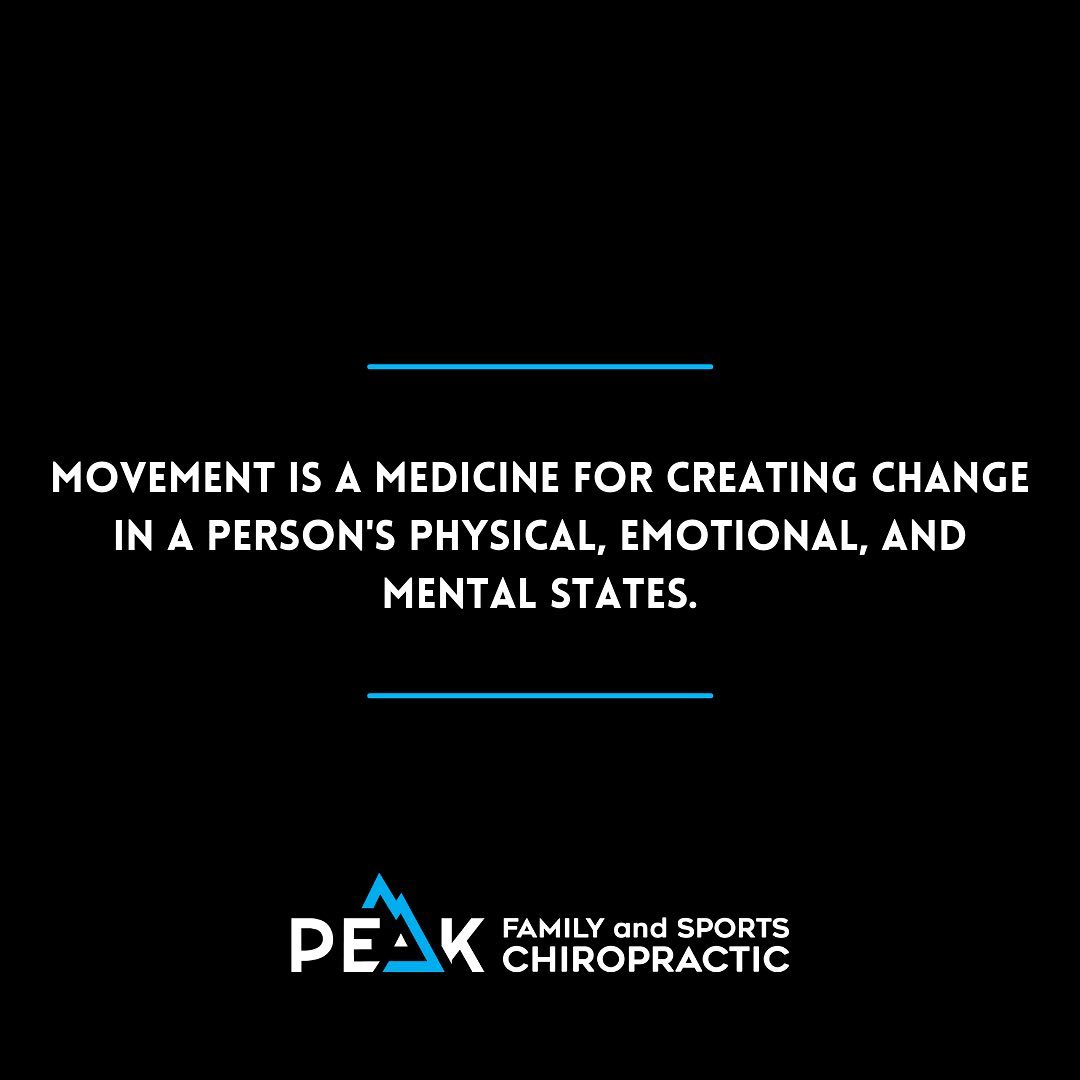 Happy Friday! Make sure to get up and move this weekend. #movementismedicine #chiropractor #chiropractic #mentalhealth #selflove #sportsmedicine