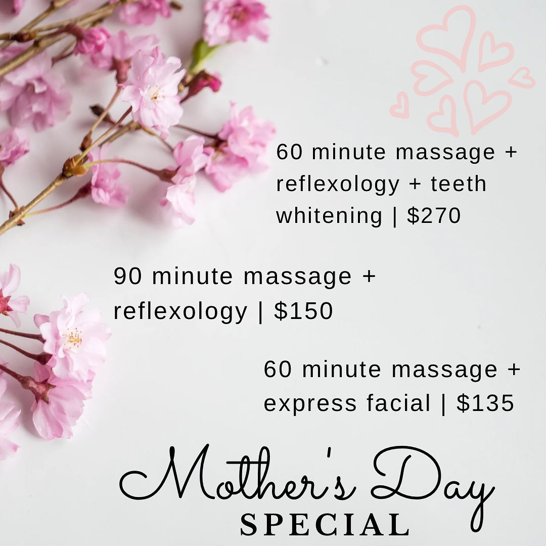 Limited time specials for Mother’s Day ⭐️