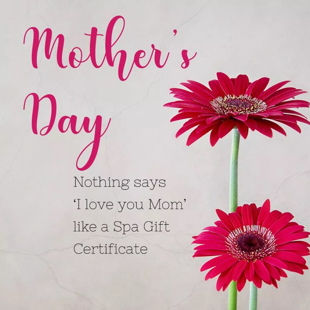 This Mother’s Day show your appreciation & love with a gift card for a much needed relaxation & me time! Link in bio 🤍