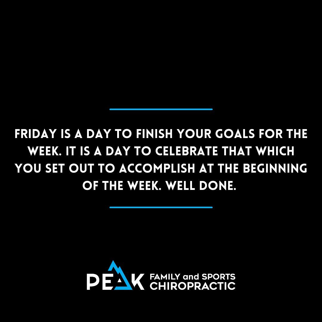 Finish strong and have a great weekend folks!
#chiropractic #movement #motivation