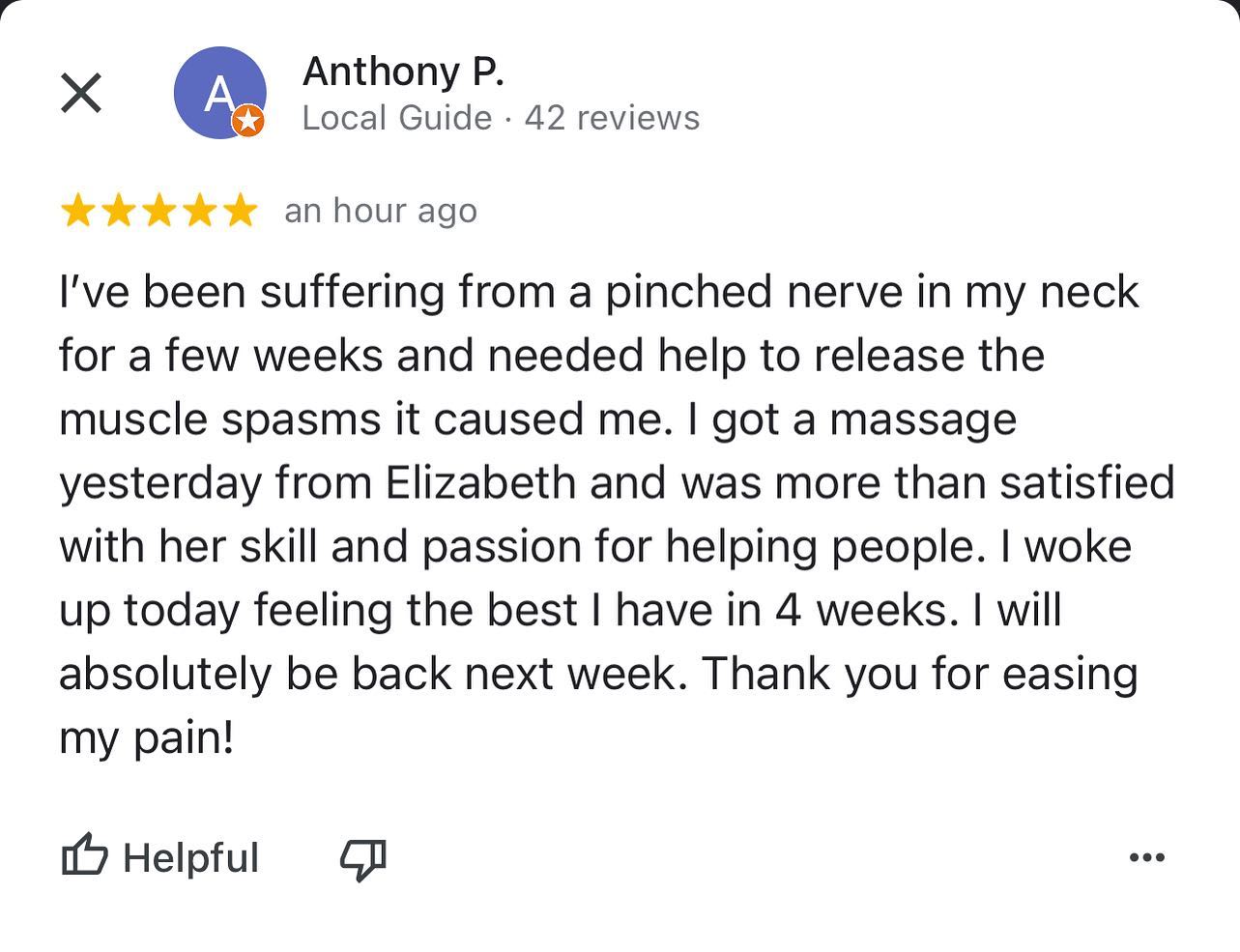 Pain? Tired? Sore? Sleepless nights? Book with us, let us help you ✨ see what our clients say about our services 🫶🏻
•
#coralsprings #smallbusiness
#massagetherapy #painrelief
#pinchednerve #selcare
#tamarac #parkland #coconutcreek
#browardmassage #coralspringsbusiness #coralspringsspa #browardmassage #coralspringsmassage