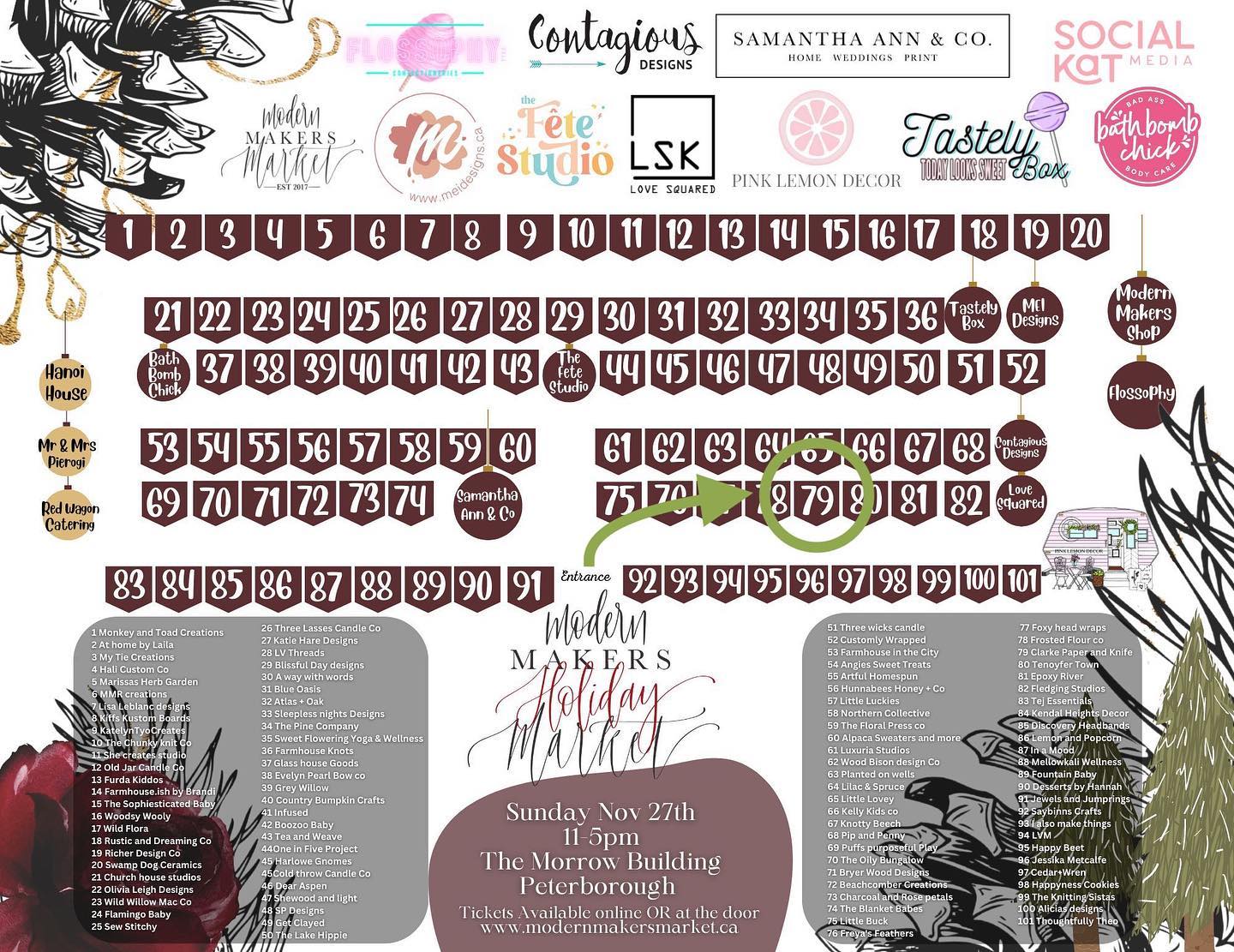 Holy smokes this weekend has a packed line-up of amazing handmade shops! I’ll be at booth 79 with a boatload of ornaments and other pieces perfect for gifting! Head to @modern.makers.market.ptbo to buy tickets in advance!
*Deets*
When: Sunday Nov 27th
Time: 11am-5pm
Where: The Morrow Building, Peterborough
#handmadecanada #handmadeontario #handmadechristmas