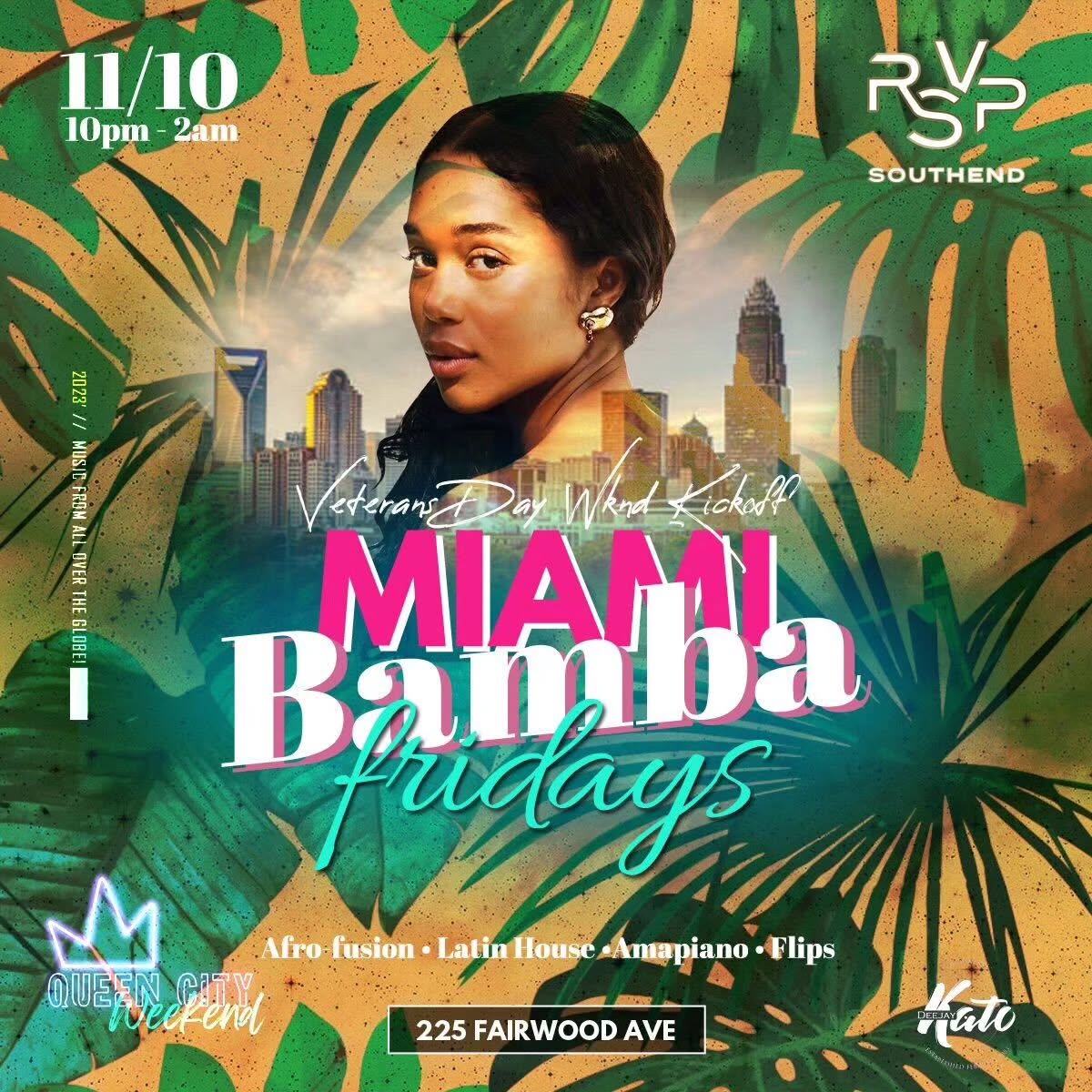 People Dancing > Typical Events 🙄
.
.
.
.
.
.
This Friday 11.10 @rsvpsouthend
Tickets & VIP at the link in the Bio. Only a few free tickets & tables left!
We're just trynna get yall feeling good☺️. We are partnering with @katobeats to bring you a one of a kind International event THIS FRIDAY at @rsvpsouthend. It will have a unique fusion of afrobeats, amapiano, latin house, reggaeton, hip hop, and r&b. Drink specials, food & hookah will be served all night 🎯👌.
---------------
#qcweekend #charlottethingstodo #cltbars #charlottebars #charlottenightlife #charlottelounge #charlottelatinnight #charlotteinternationalnight
---------------
Check us out at @qcweekend and www.qcweekend.com for more events and things to do in Charlotte