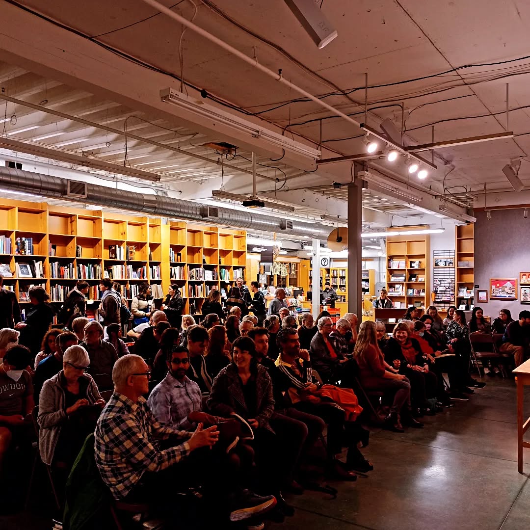 Still feeling the love from last night's PACKED house @powellsbooks. Thank you, everyone, for your support of my work. 💖