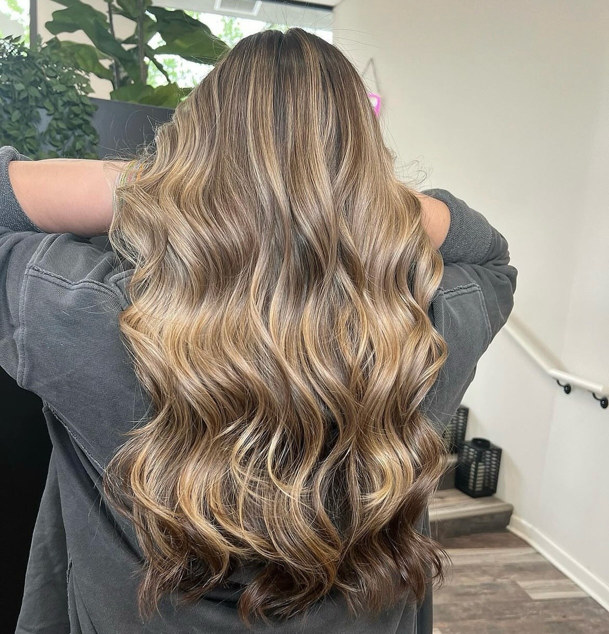 Good weather means good hair - partial HL by @hair.by.julianna