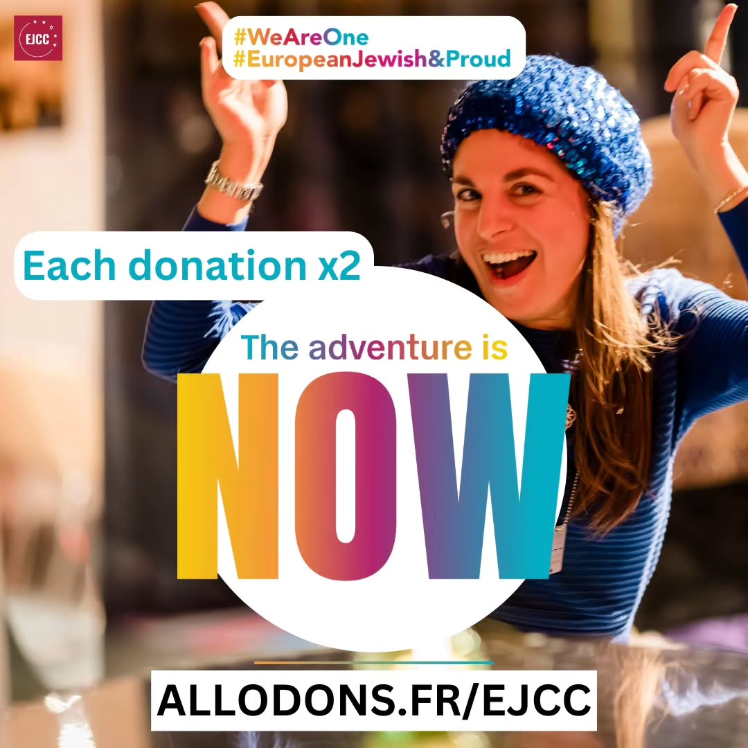 Europe will have a vibrant Jewish life rooted in 2000 years of history, in harmony and dialogue with all communities. If you are a maker of your own fate, join us in #WeAreOne ##EuropeanJewish&Proud. link in the comment
