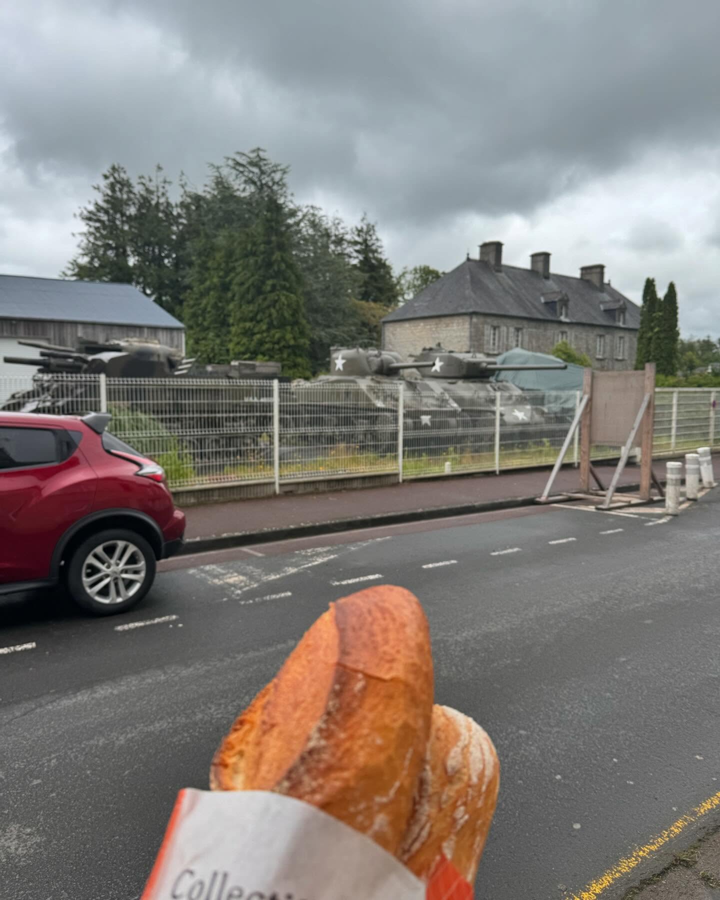 I felt very safe on my bread walk this morning.