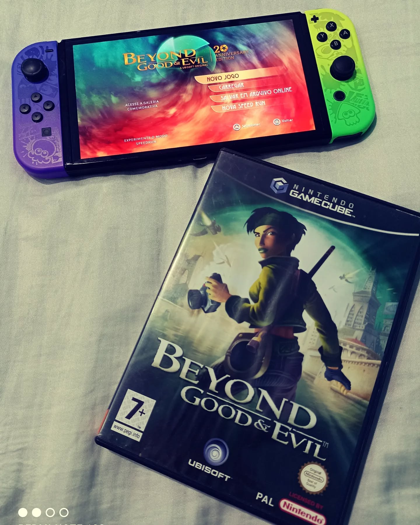 Beyond Good e Evil é simplesmente uma Obra-prima! Obrigado de mais @ubisoftbrasil ❤️❤️❤️❤️
#beyondgoodandevil #ubisoft #nintendoswitcholed #nintendoswitch #ubisoftbrasil #nintendo #gamecube #nintendogamecube