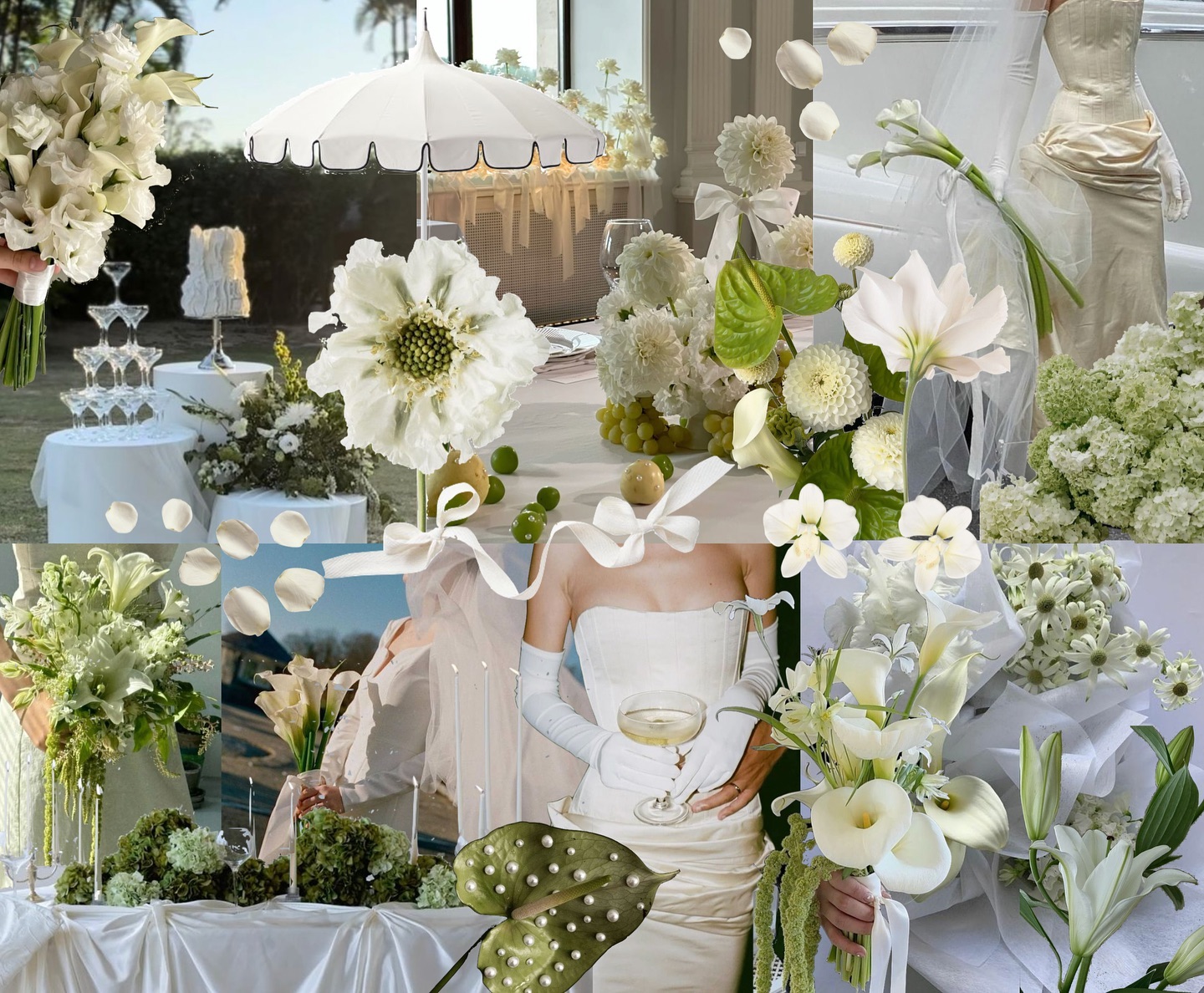 Sculptural whites & greens as seen in our latest blog post of our favourite spring colour palettes & styles.
Think… ethereal, timeless, chic, cool girl, traditional with a twist 🦢☁️🕊️🍈🍐🤍