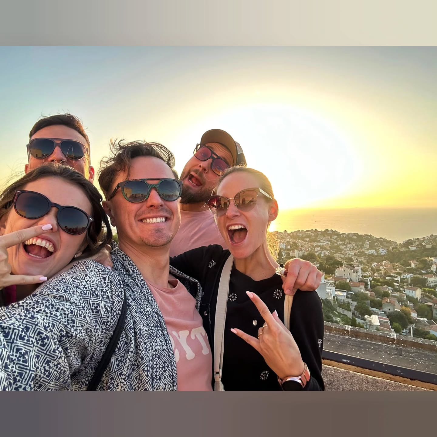 Marseille conquered in distinguished company!!😍🇨🇵🔥🥂🍾 friendship never ends!
#dreamteam #trip #short #warm #iloveit #city #citybreak #france #marsylianie #marseille #seeightseeing #crousing #walk #street #hill #sunset #wow #monuments #goodmood #wine #food #delicious #me #friends #happy #grateful #sun #jolo #ilovemylife #great