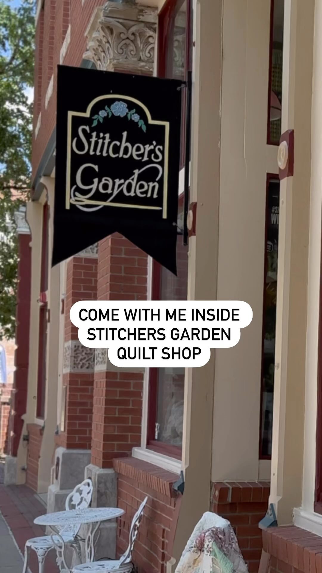 Come with me inside @stitchersgarden Quilt Shop! #shophop