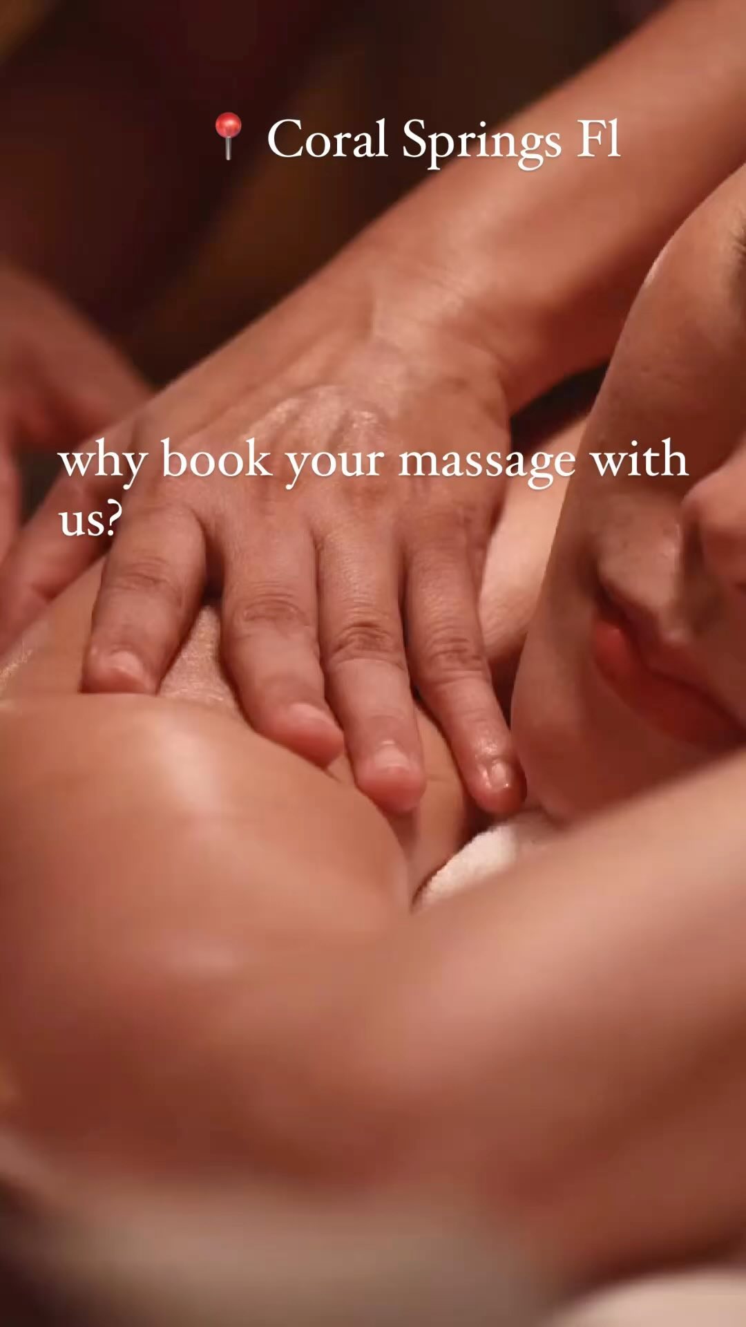 here are some reasons why you should book your next massage with us 🤗
📍 Coral Springs Fl
#CoralSpringsRelaxation #MassageTherapyCoralSprings #ZenInCoralSprings #CoralSpringsBliss #TranquilMassage #CoralSpringsWellness #MassageHeaven #CalmCoralSprings #SerenityMassage #RelaxInCoralSprings #coralsprings #coralspringsbusiness #coralspringsnails