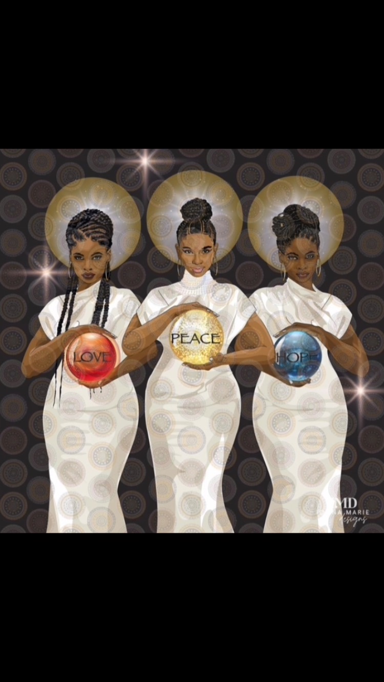 Good mornting ting! It’s been a minute once again.
✨ Sending celestial energy to lift your spirits today with a message of Peace, Love & Harmony.
Visit the shop today as this design is selling fast! 💫🎄
Have a blessed day one and all!
#celestialharmony #lovepeacehope #angelicglow #ebonavantgarde #ionnamariedesigns #cardoftheday #cardsofcolour #lightenyourday #christmascards #blackchristmascards #balckgreetingcards #blackradiance